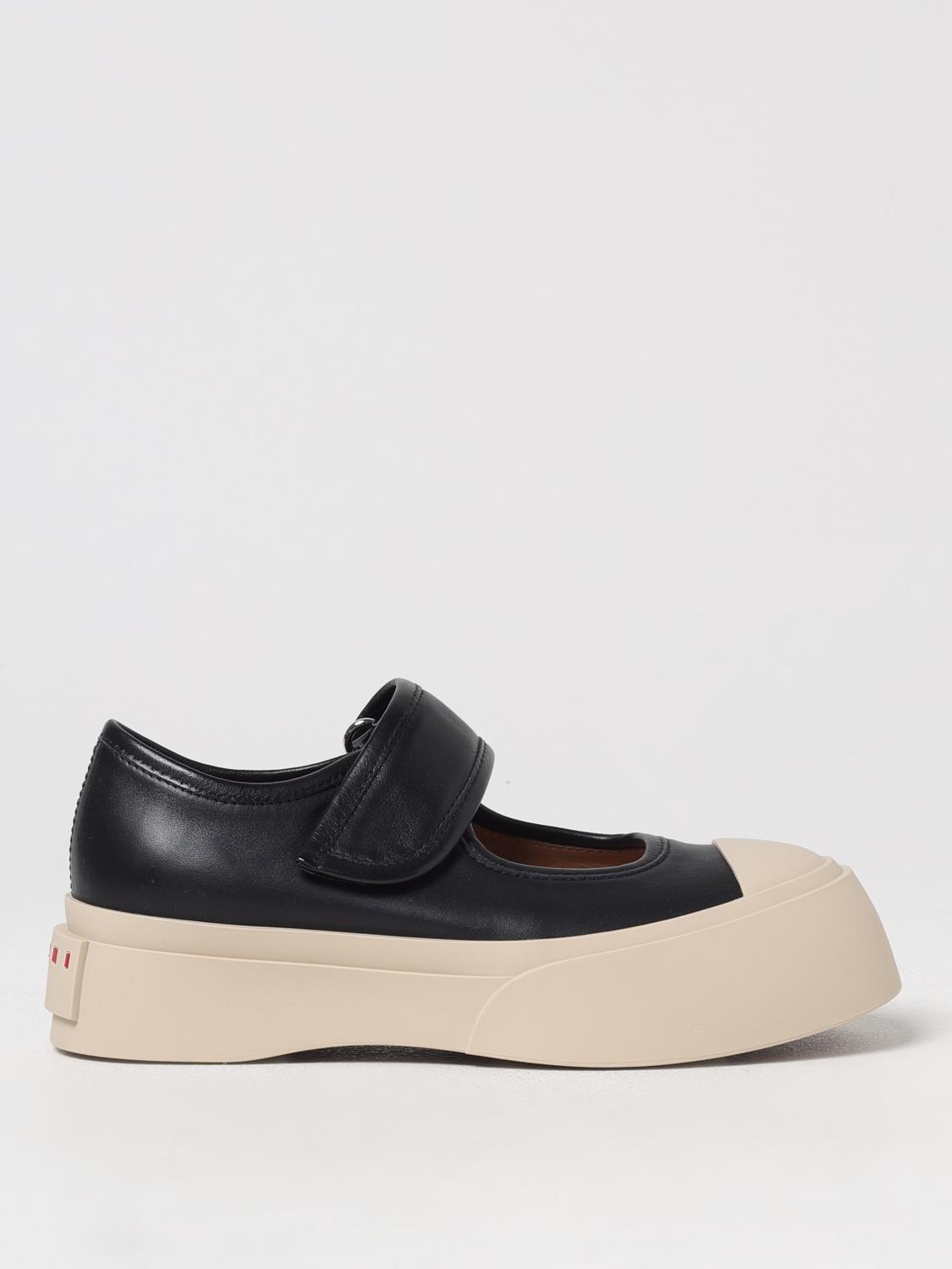 MARNI BALLERINE: Mary Jane Marni in pelle , Nero - Img 1