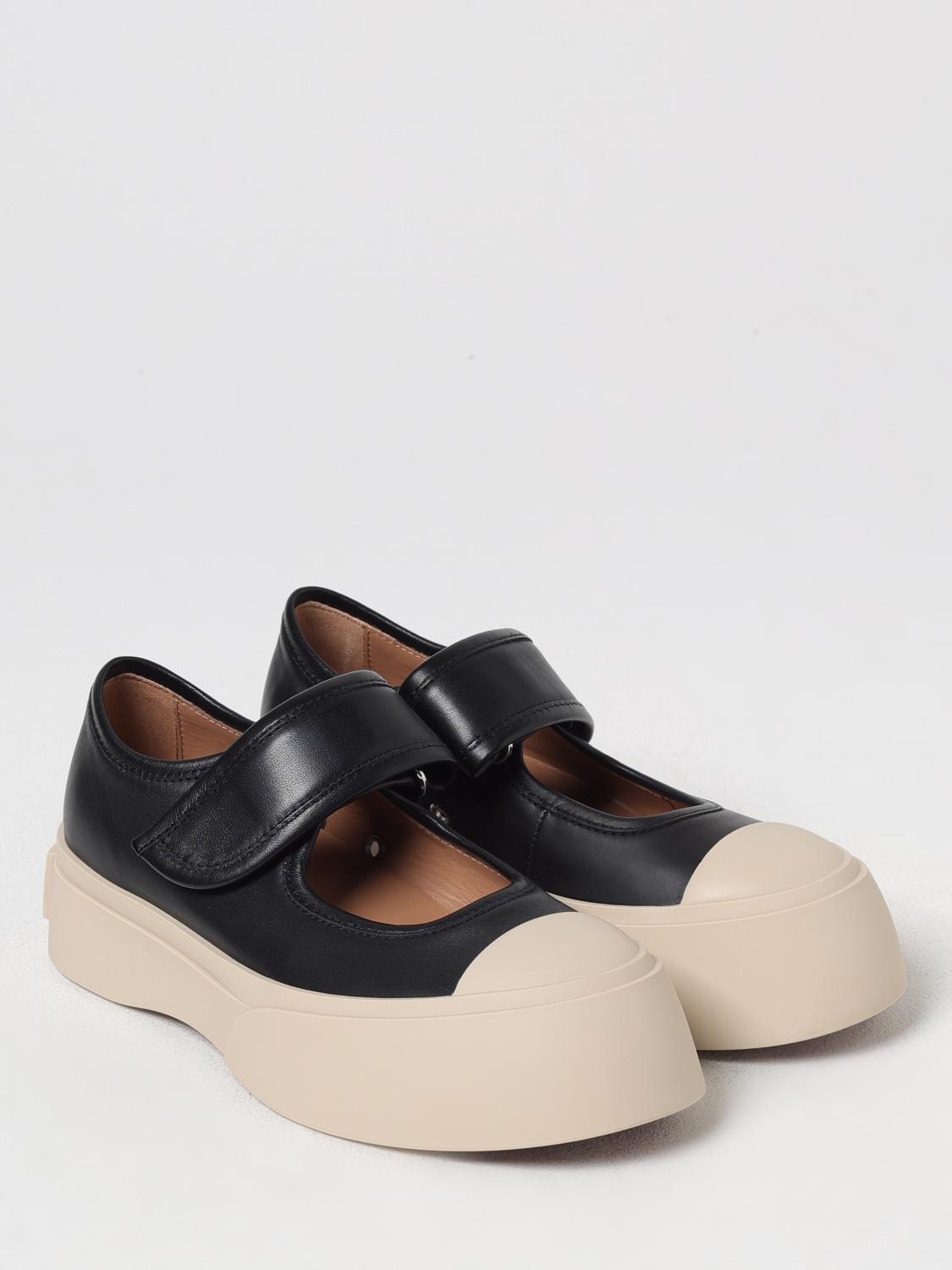 MARNI BALLERINE: Mary Jane Marni in pelle , Nero - Img 2