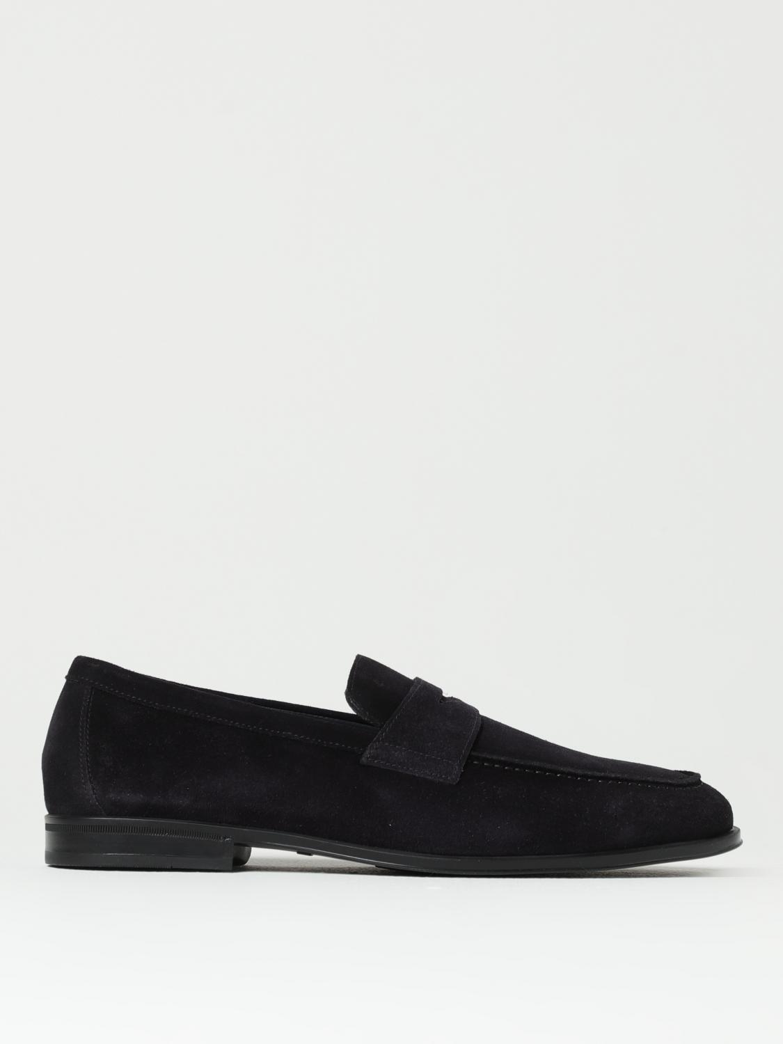 DOUCAL'S MOCASSINI: Mocassino Doucal's in camoscio , Blue 1 - Img 1