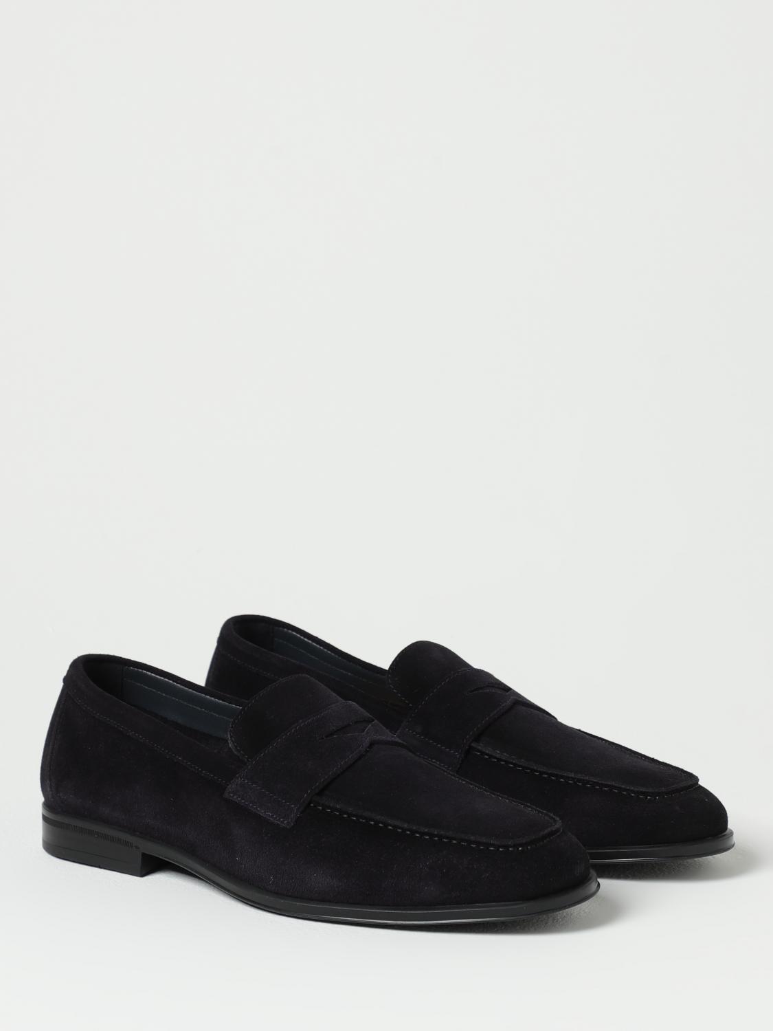 DOUCAL'S MOCASSINI: Mocassino Doucal's in camoscio , Blue 1 - Img 2