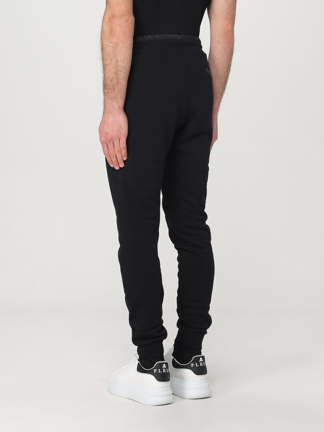 PHILIPP PLEIN 팬츠: 팬츠 남성 Philipp Plein, 블랙 - Img 3