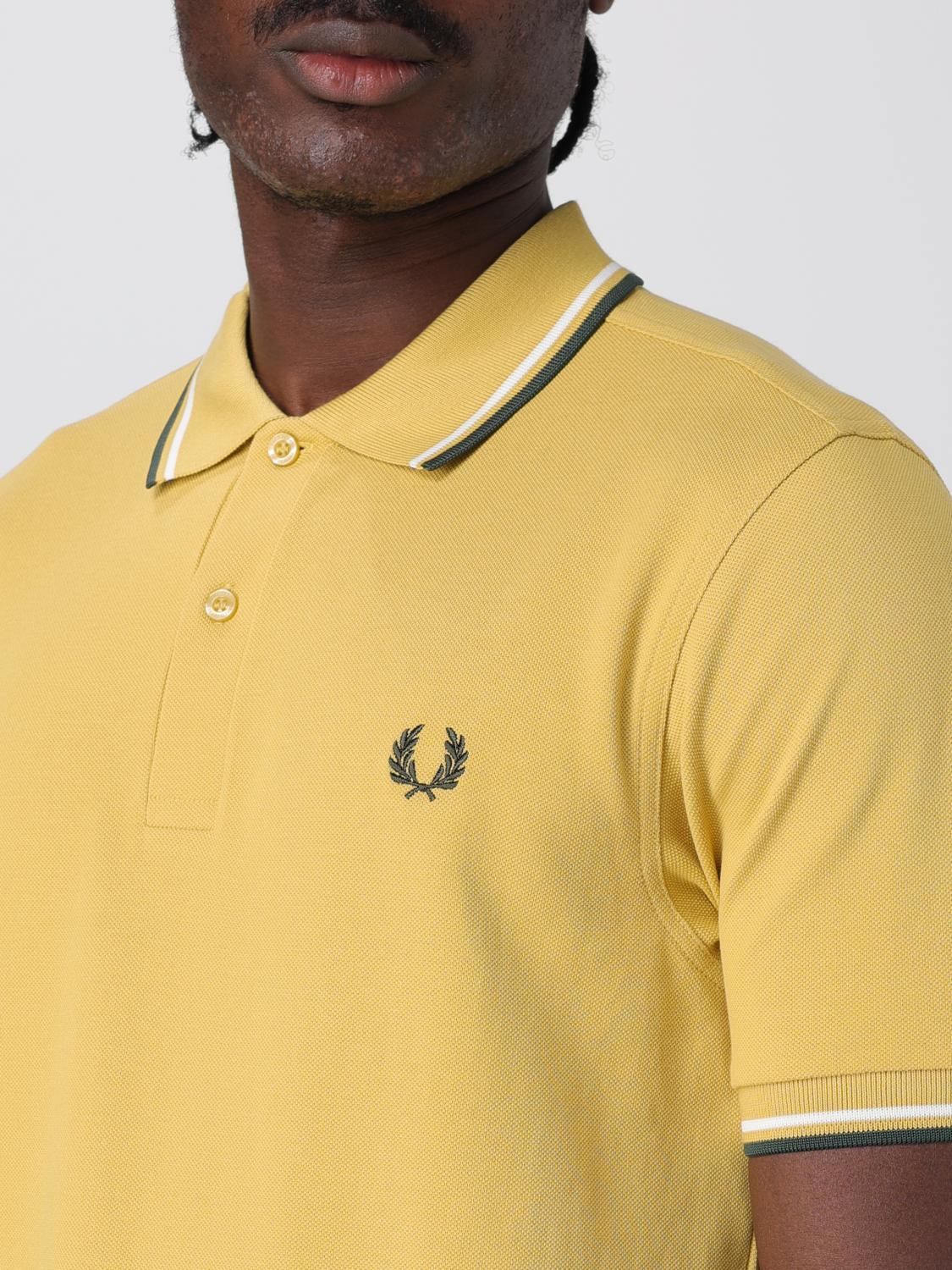 FRED PERRY POLO: Camiseta hombre Fred Perry, Amarillo - Img 3