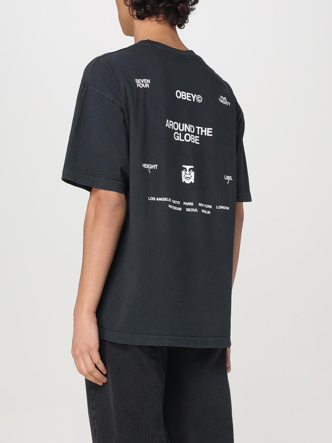 OBEY T-SHIRT: T-shirt herren Obey, Schwarz - Img 2