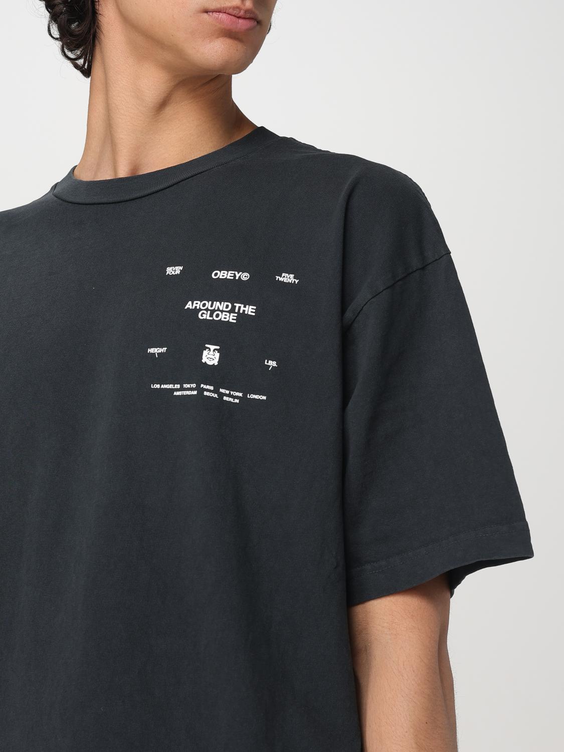 OBEY T-SHIRT: T-shirt herren Obey, Schwarz - Img 3