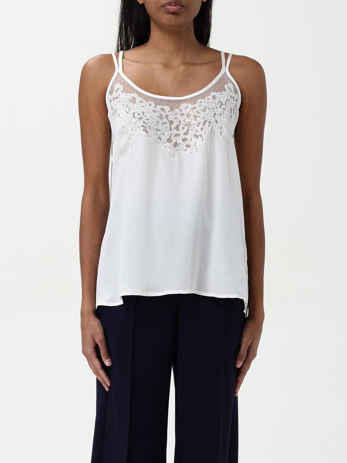 TWINSET TOP: Top mujer Twinset, Blanco - Img 1