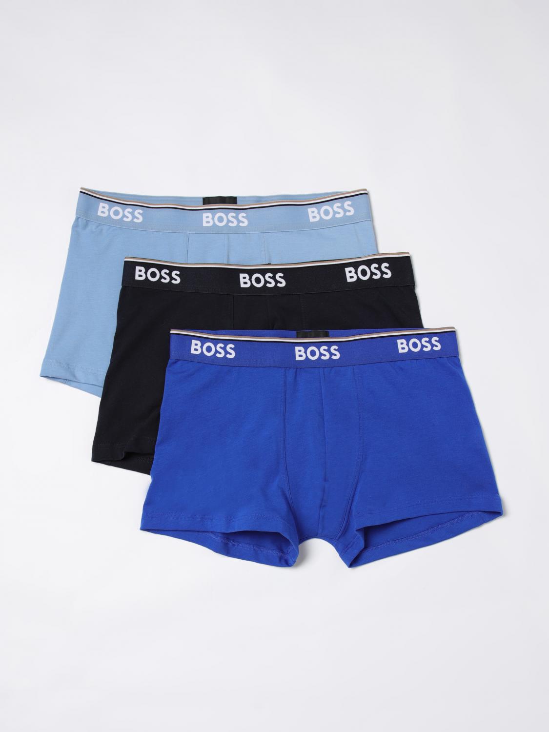 BOSS INTIMO: Set 3 paia di boxer con logo Boss, Fa01 - Img 1