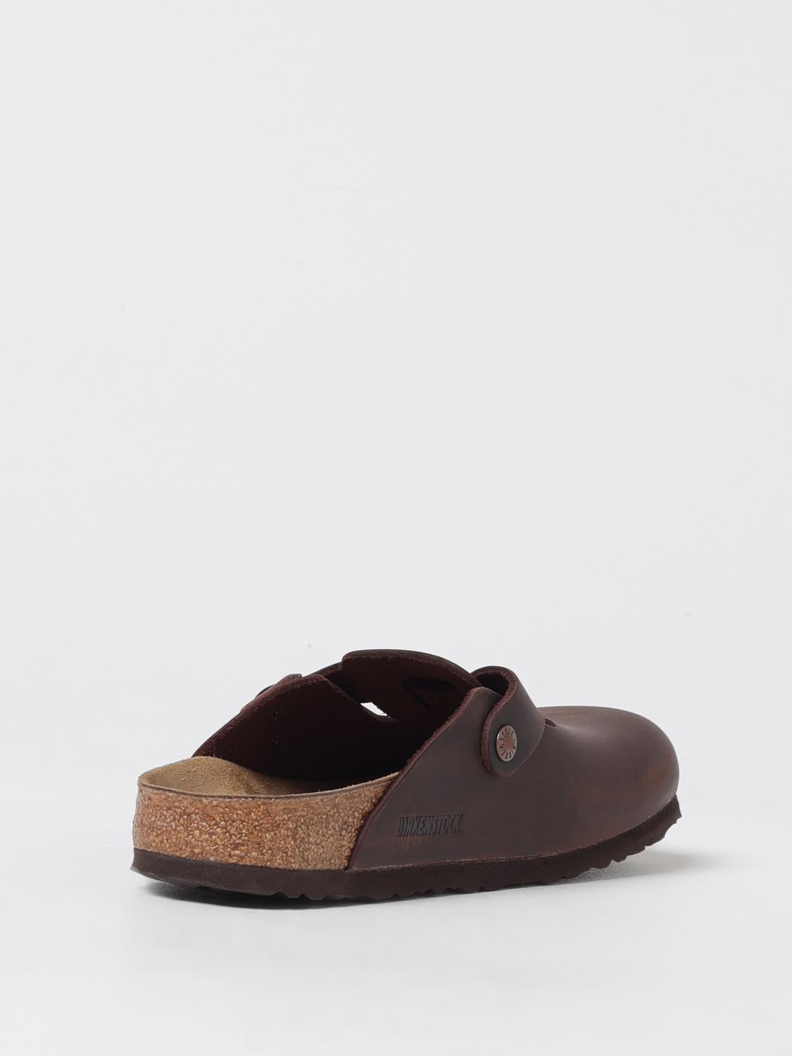 BIRKENSTOCK 신발: Birkenstock 보스턴 오일 가죽 클로그, 브라운 - Img 3