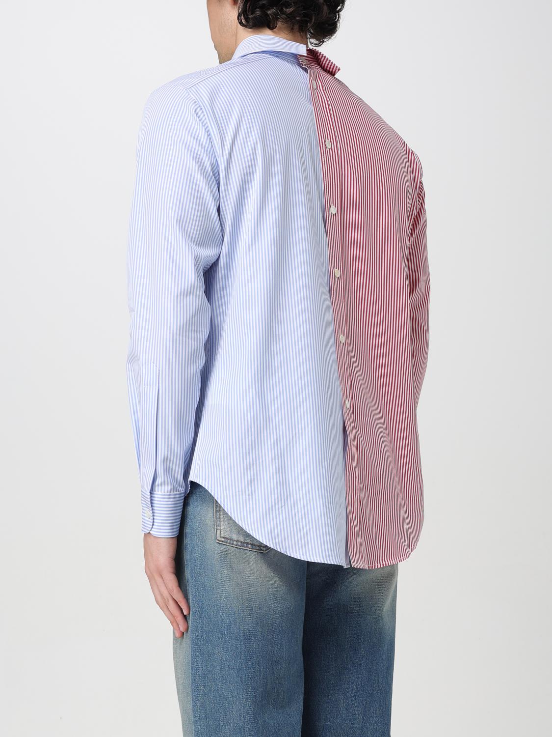 MOSCHINO COUTURE CAMICIA: Camicia Moschino Couture in cotone a righe , Fantasia - Img 3