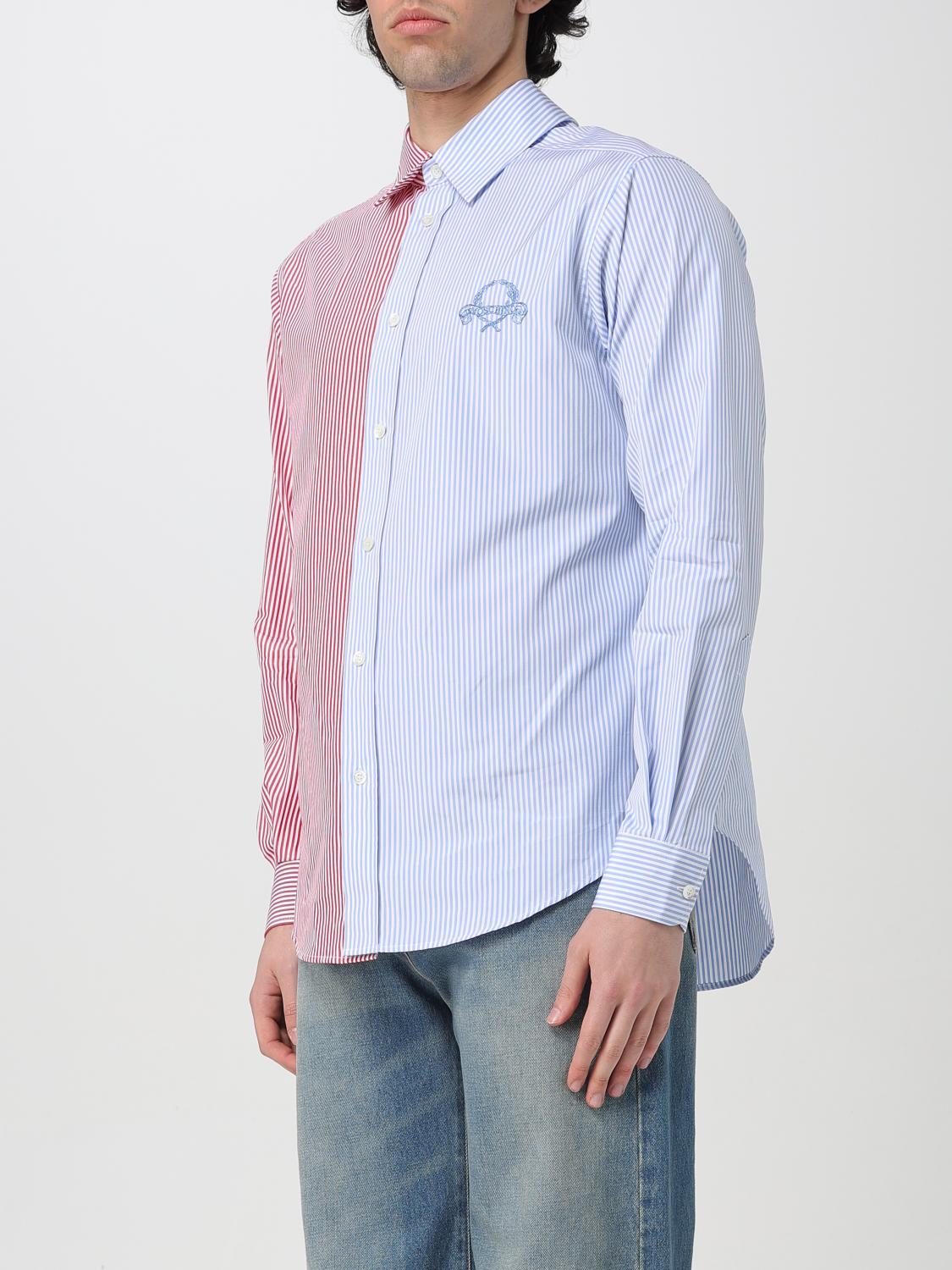 MOSCHINO COUTURE CAMICIA: Camicia Moschino Couture in cotone a righe , Fantasia - Img 4