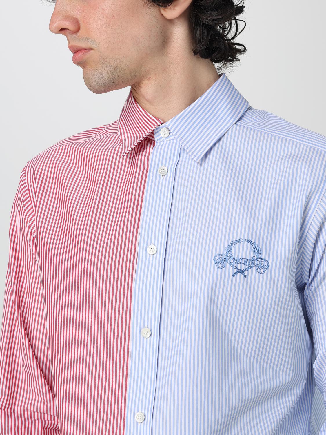 MOSCHINO COUTURE CAMICIA: Camicia Moschino Couture in cotone a righe , Fantasia - Img 5