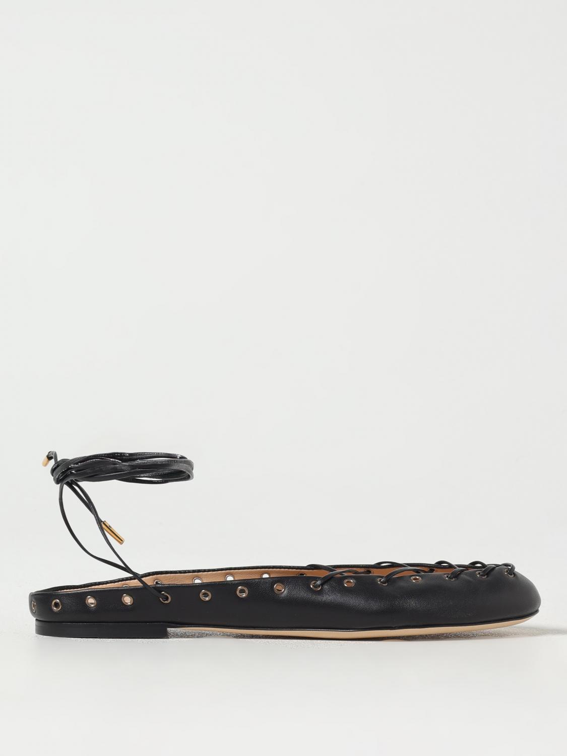 CHLOÉ BALLERINE: Ballerina Ghilies Chloè in nappa , Nero - Img 1