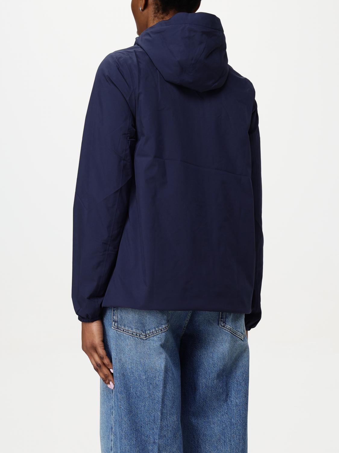 K-WAY CHAQUETA: Chaqueta de nailon con capucha K-Way, Azul Oscuro - Img 2