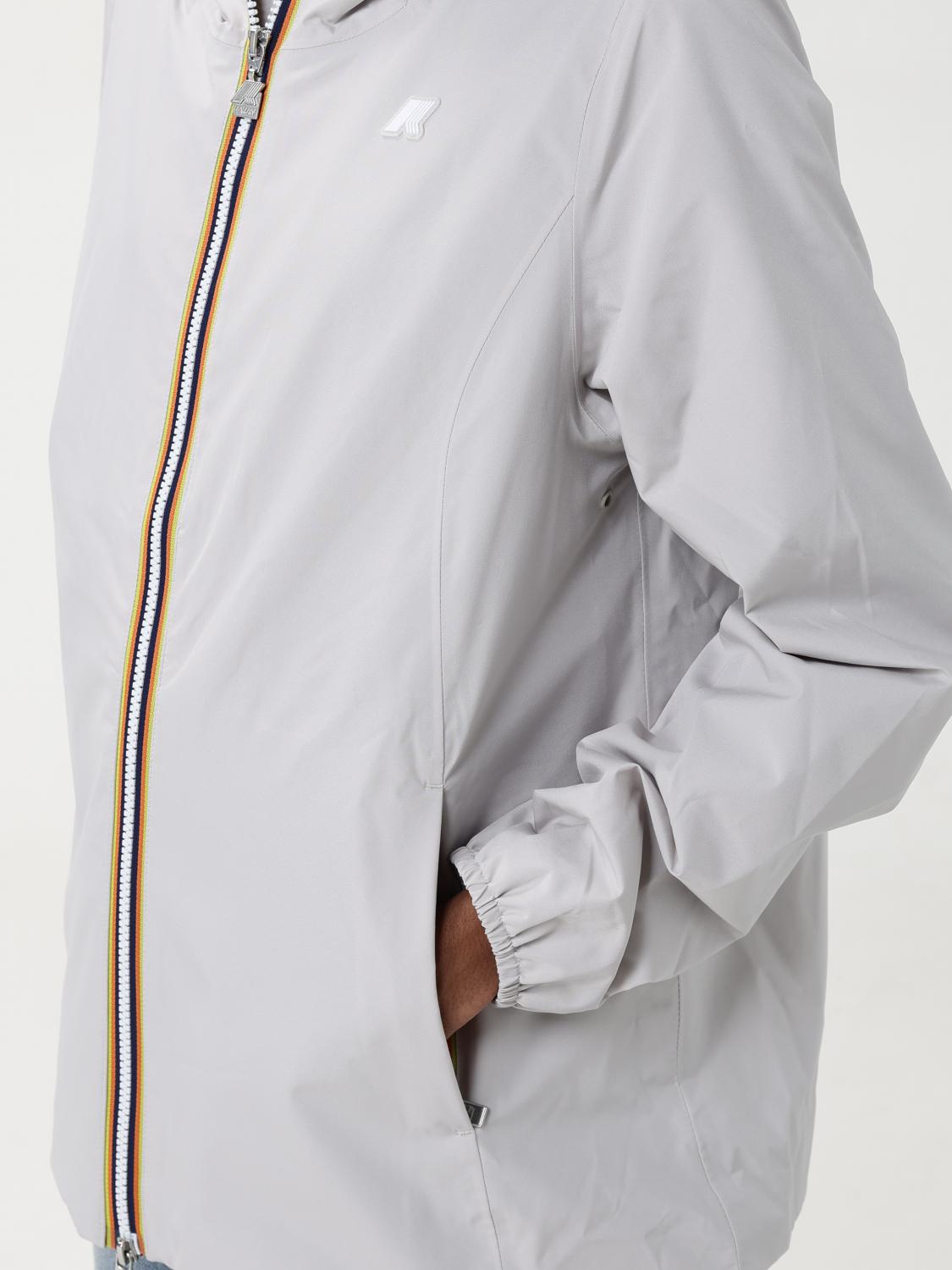 K-WAY CHAQUETA: Chaqueta de nailon con capucha K-Way, Gris - Img 4