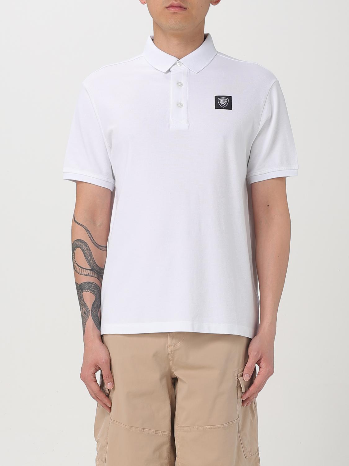 BLAUER POLO: Polo hombre Blauer, Blanco - Img 1