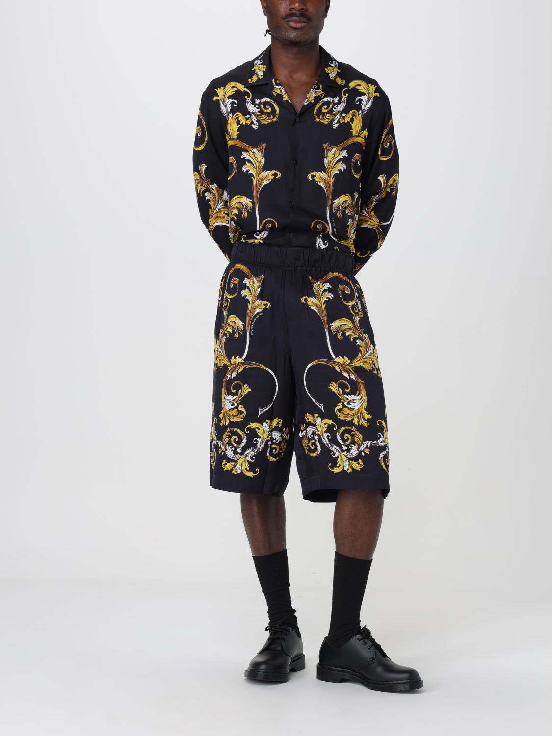 VERSACE JEANS COUTURE 쇼츠: 쇼츠 남성 Versace Jeans Couture, 블랙 - Img 2