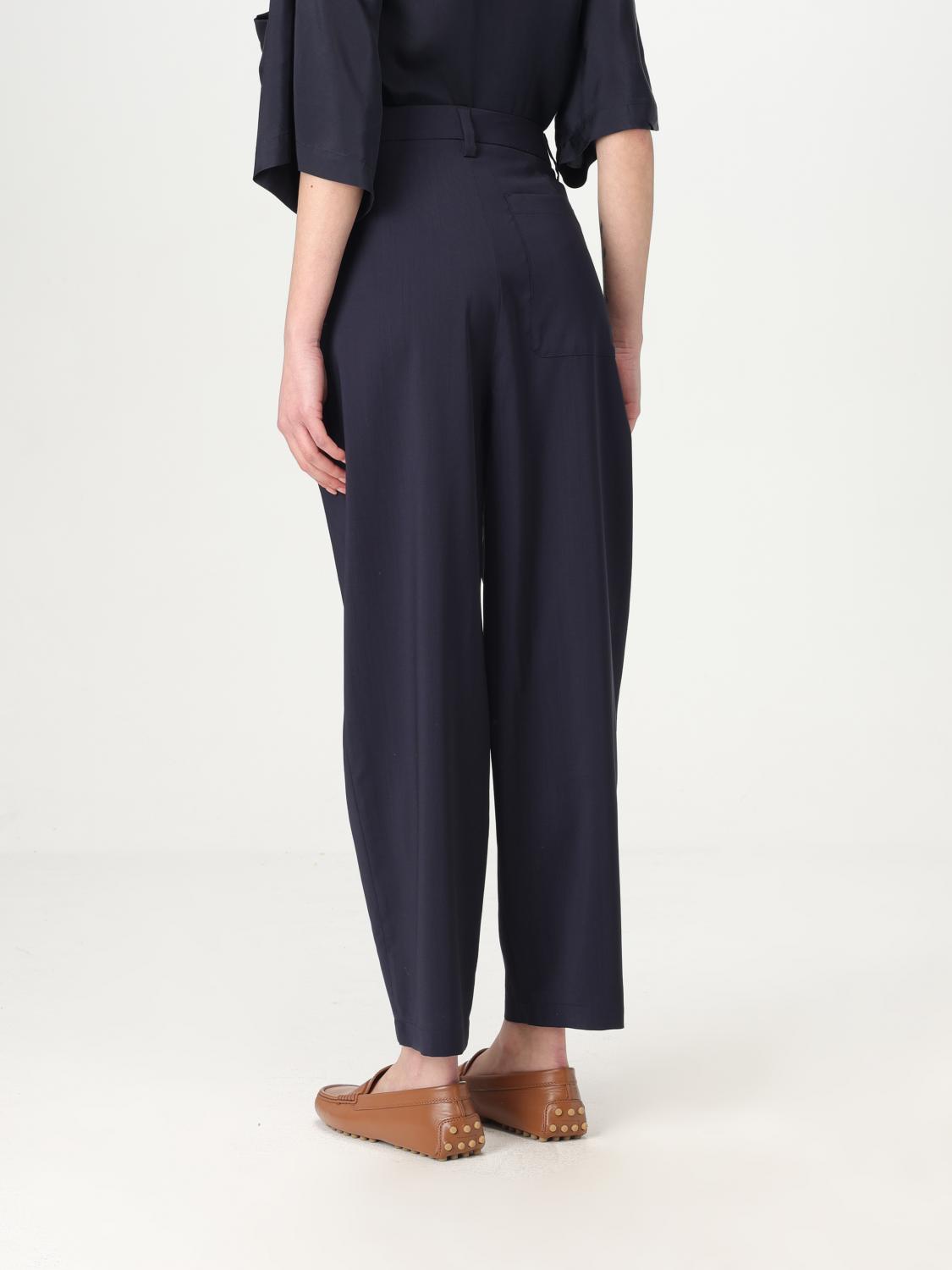 BARENA PANTALONI: Pantalone Barena in lana vergine , Blue - Img 3