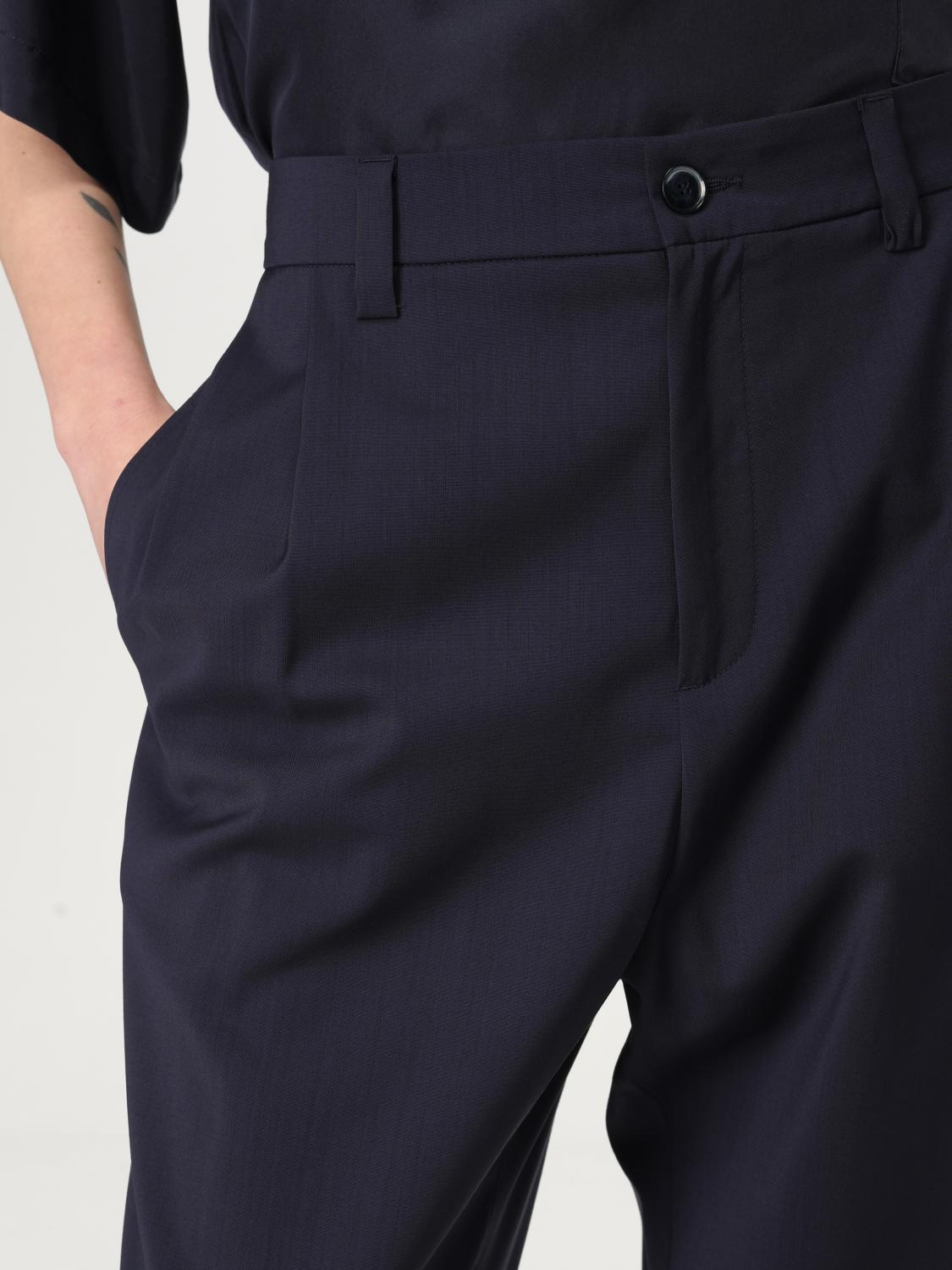 BARENA PANTALONI: Pantalone Barena in lana vergine , Blue - Img 4