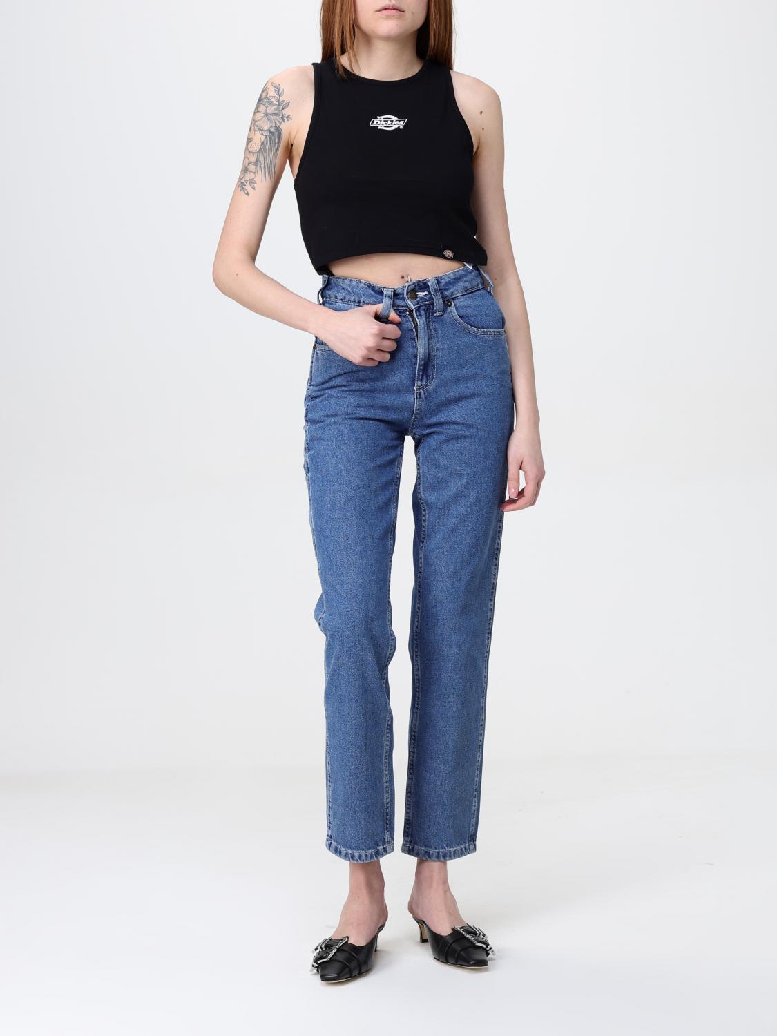 DICKIES VAQUEROS: Vaquero mujer Dickies, Azul Oscuro - Img 2