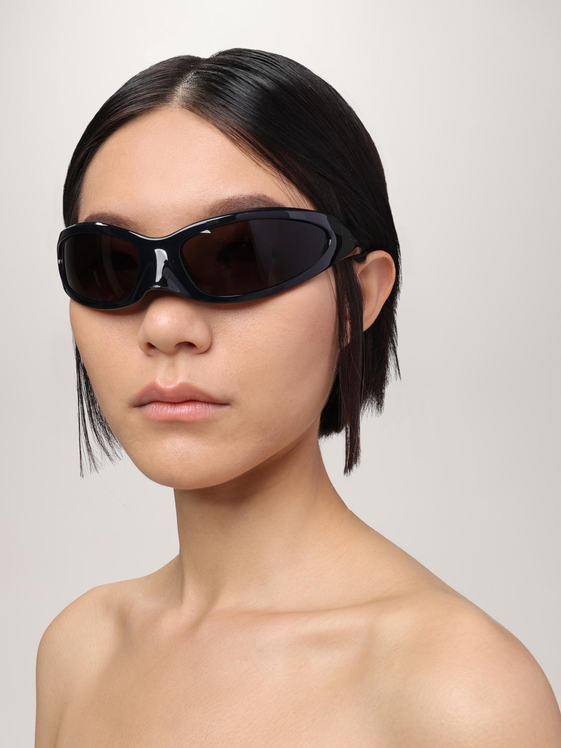 BALENCIAGA 선글라스: Balenciaga 아세테이트 선글라스, 블랙 - Img 2