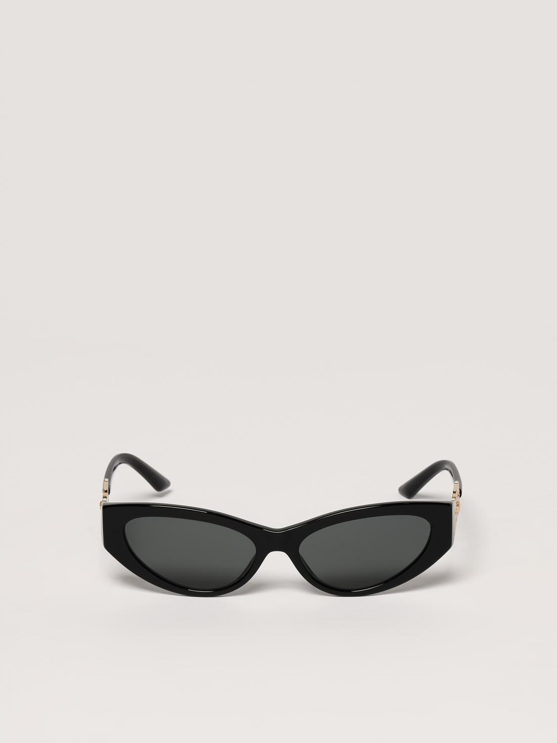VERSACE GAFAS DE SOL: Gafas de sol de acetato con pedrería incrustada Versace, Negro - Img 3