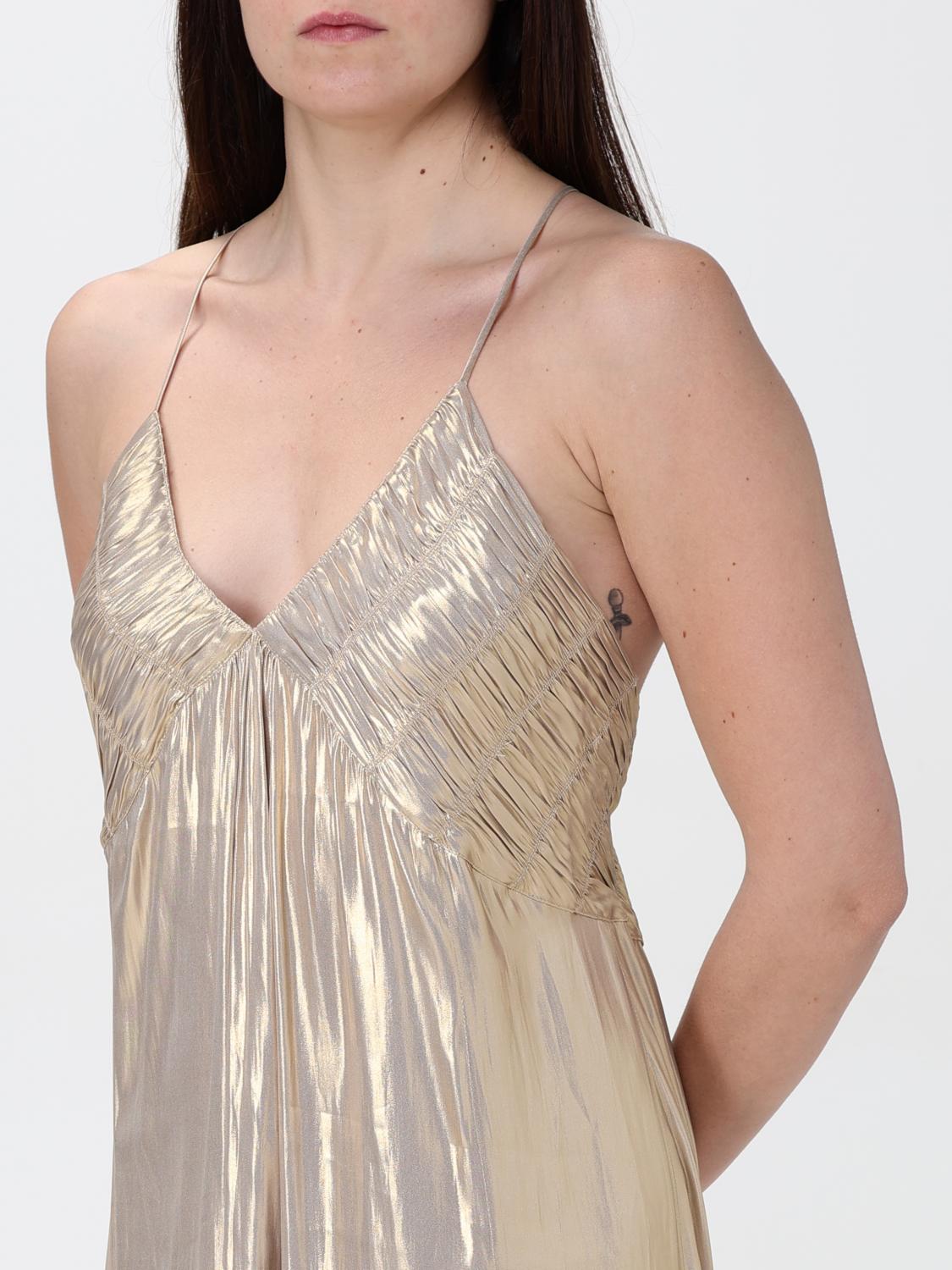 Zadig & Voltaire Dress woman - Gold | WWDR02528 | GIGLIO.COM