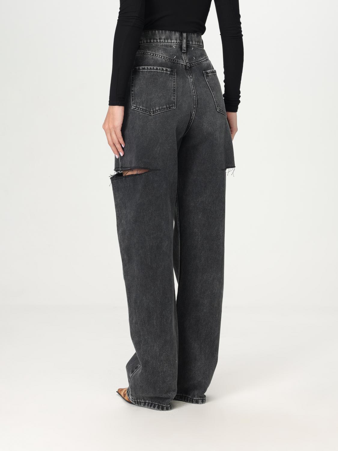MAISON MARGIELA JEANS: Jeans Maison Margiela in denim , Nero - Img 2