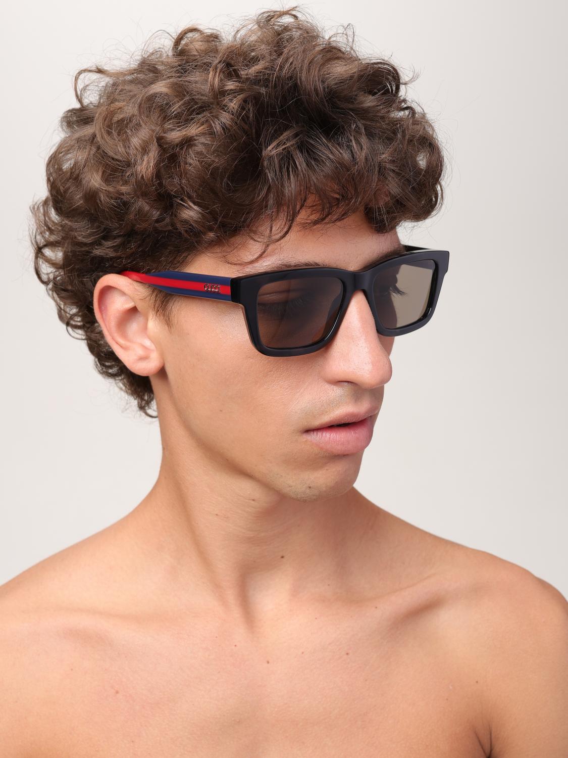 GUCCI LUNETTES DE SOLEIL: Lunettes de vue homme Gucci, Marron - Img 2