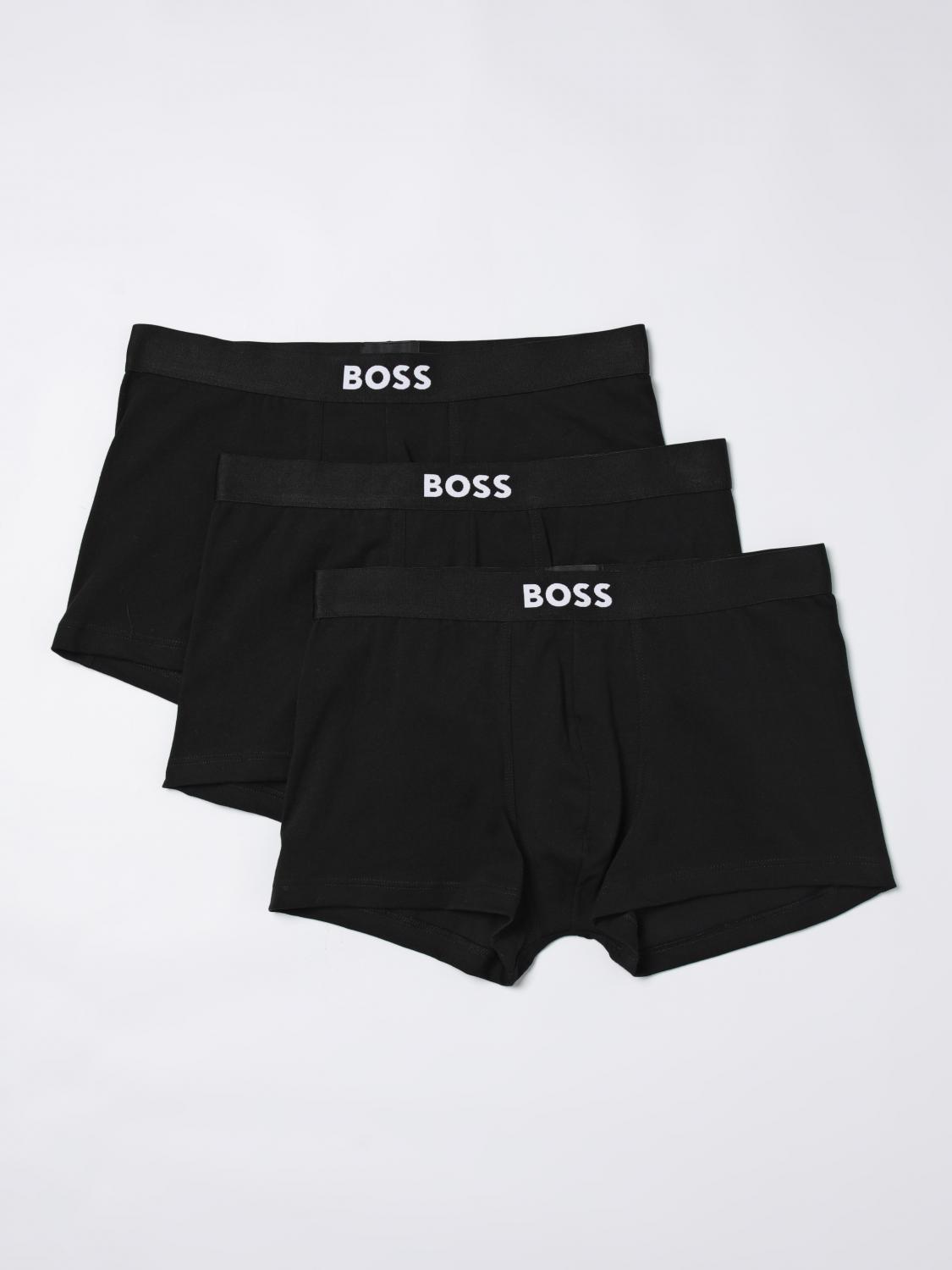 HUGO INTIMO: Set 3 parigamba Hugo in cotone stretch , Nero - Img 1