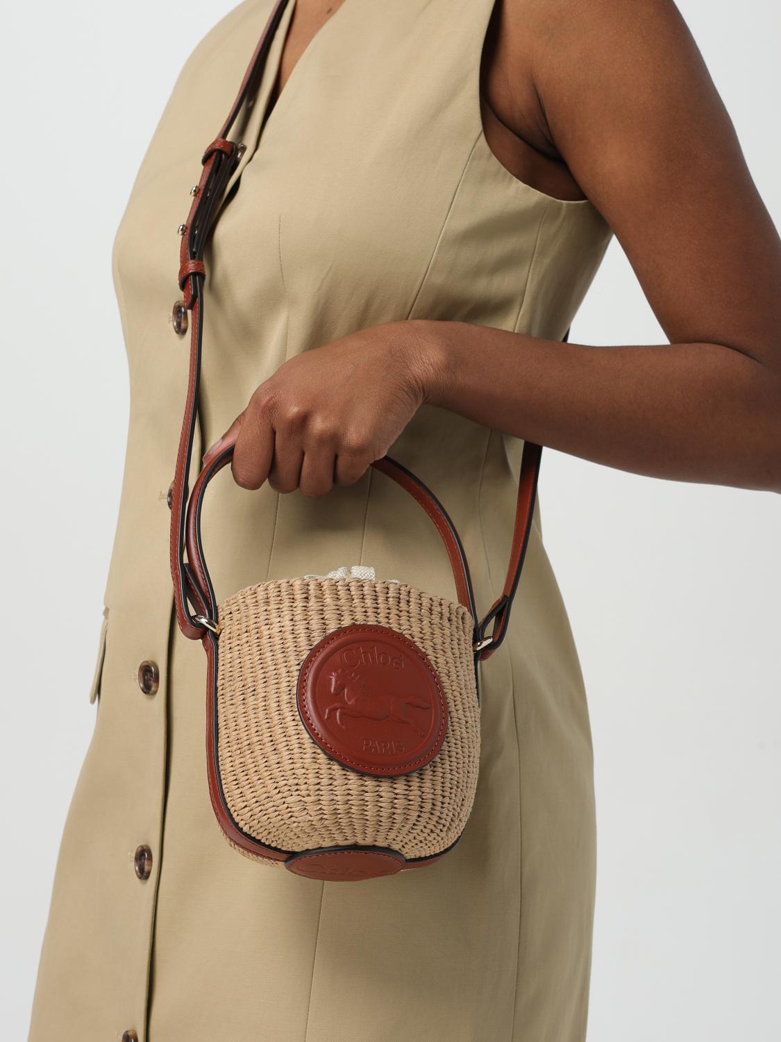 CHLOÉ MINI BOLSO: Bandolera mujer ChloÉ, Marrón - Img 2