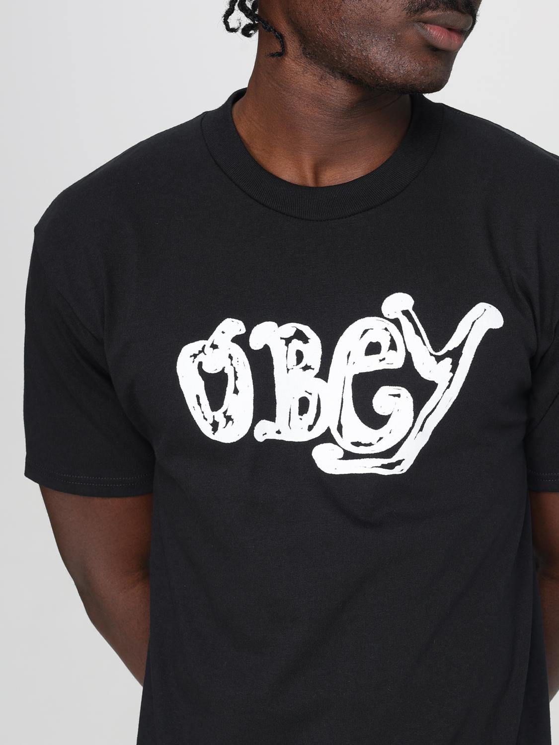 OBEY T-SHIRT: T-shirt men Obey, Black - Img 3