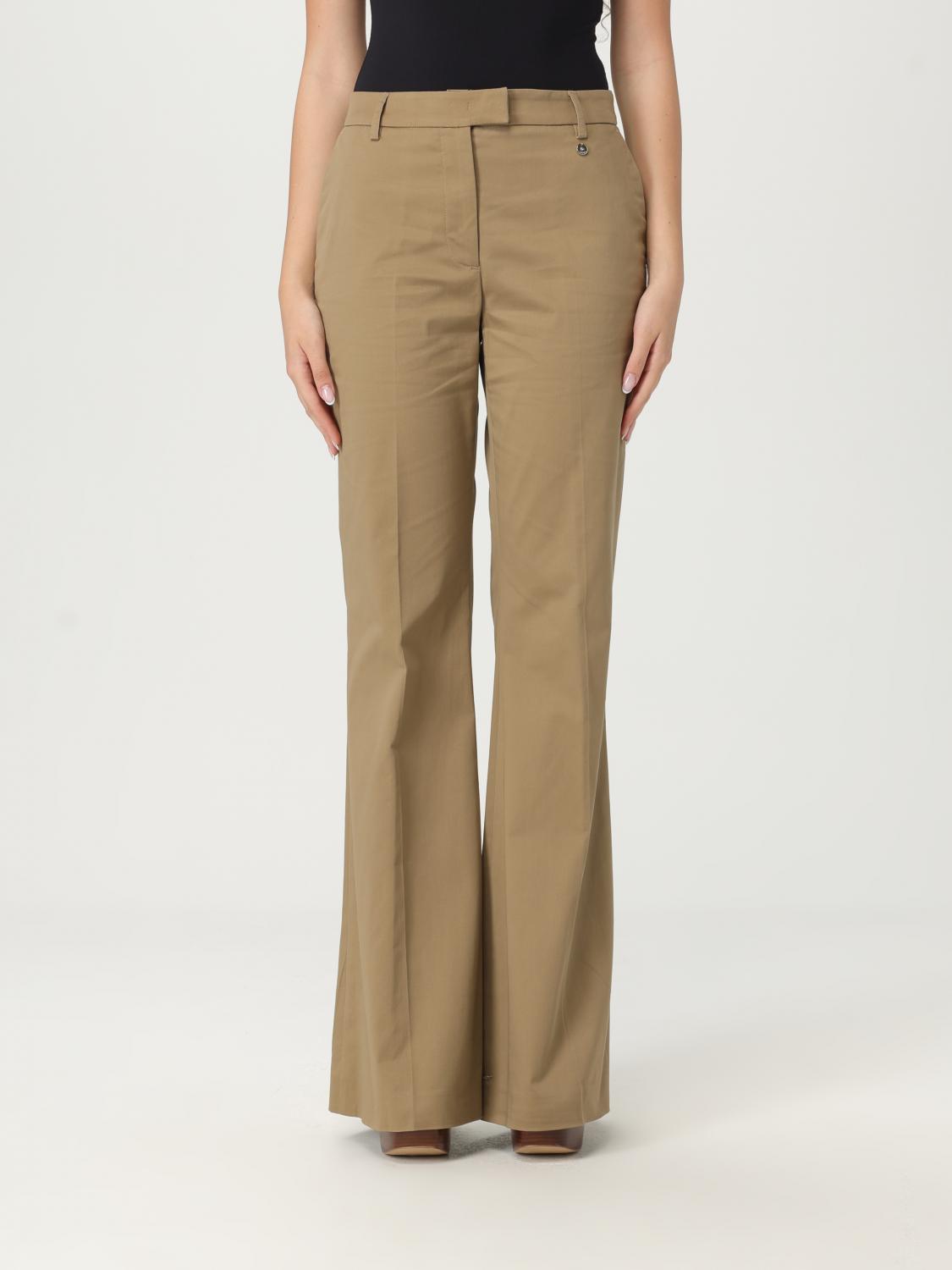 LIU JO PANTALONI: Pantalone Liu Jo in cotone stretch, Verde - Img 1