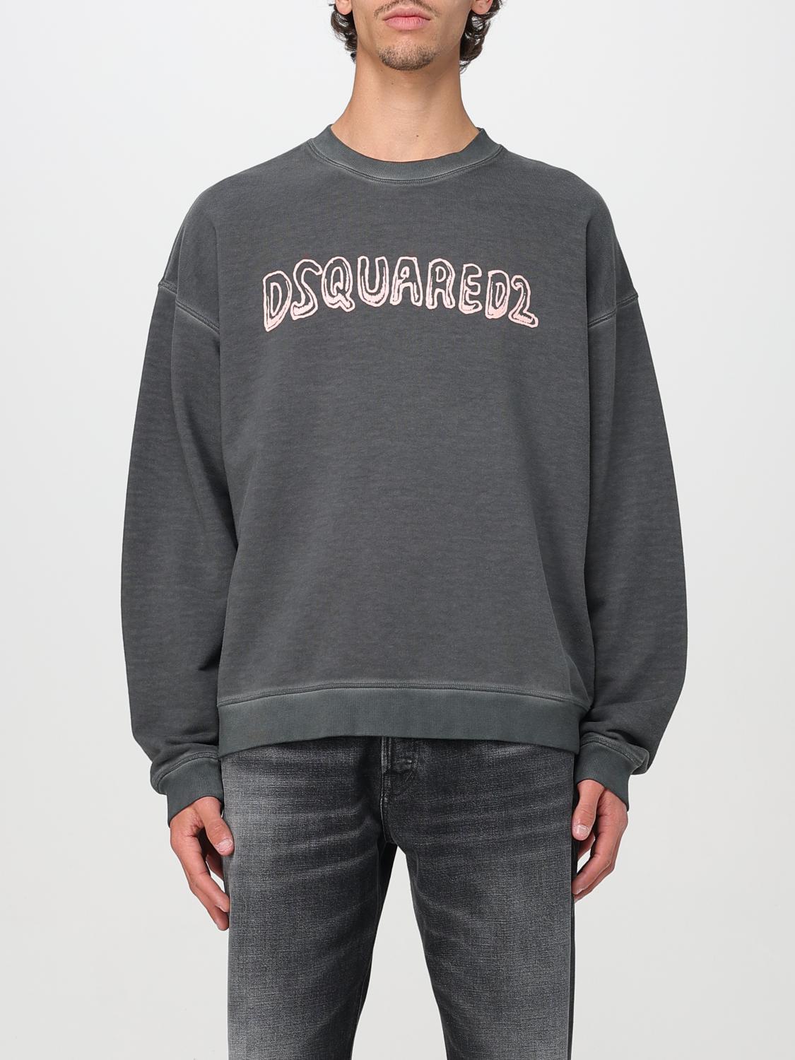 DSQUARED2 SWEATSHIRT: Pull homme Dsquared2, Gris - Img 1