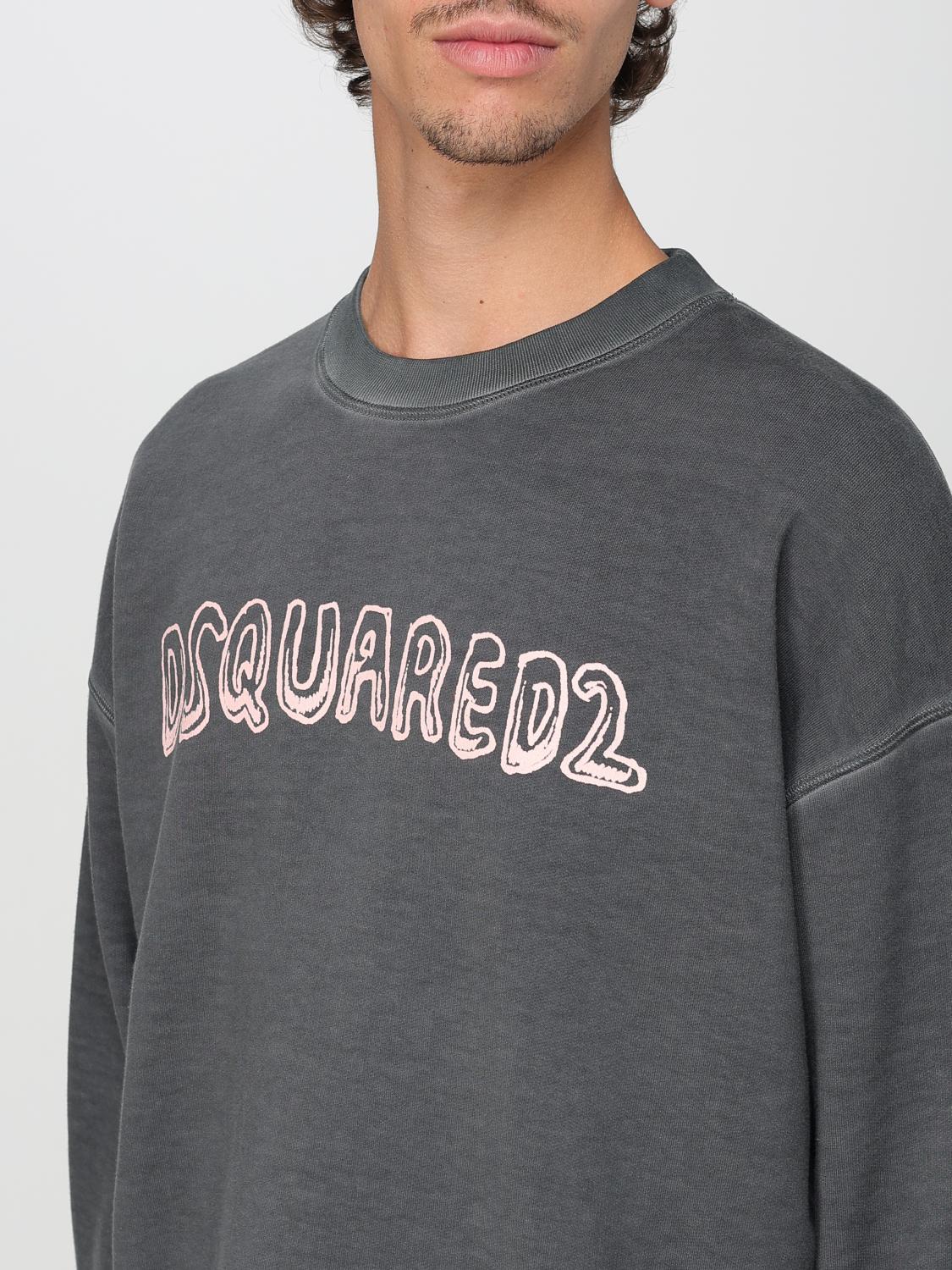 DSQUARED2 SWEATSHIRT: Pull homme Dsquared2, Gris - Img 3