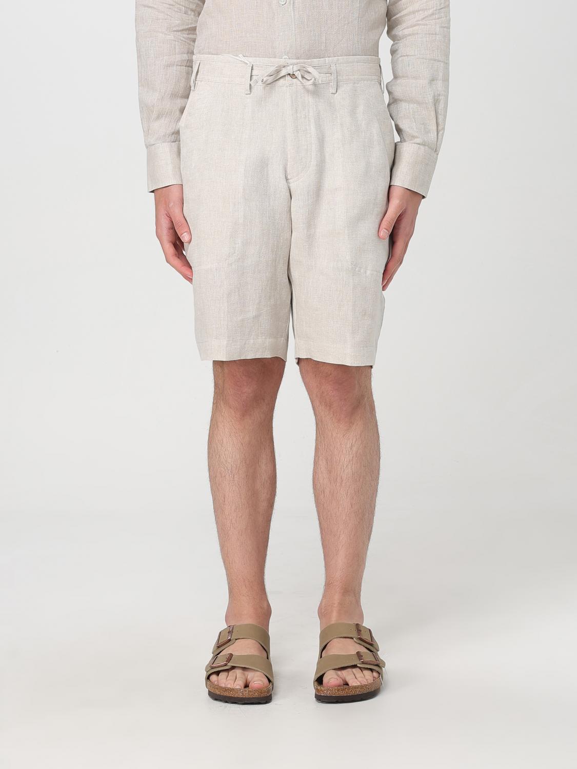 KAMPOS ショートパンツ: Kampos クラシックリネンショートパンツ, サンド - Img 1