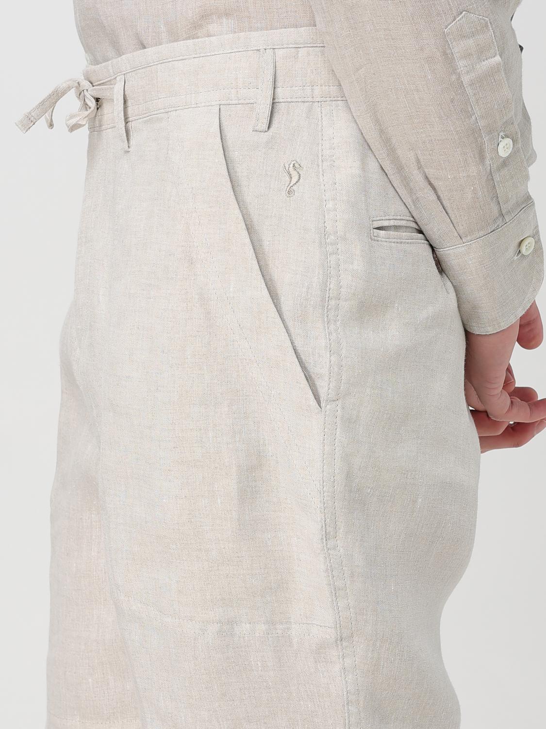 KAMPOS ショートパンツ: Kampos クラシックリネンショートパンツ, サンド - Img 3