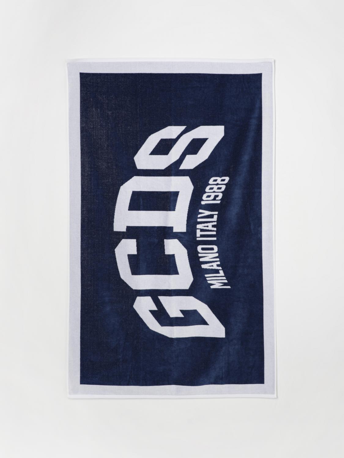 GCDS BATH AND BEACH TOWELS: Swimsuit men GCDS, Blue - Img 2