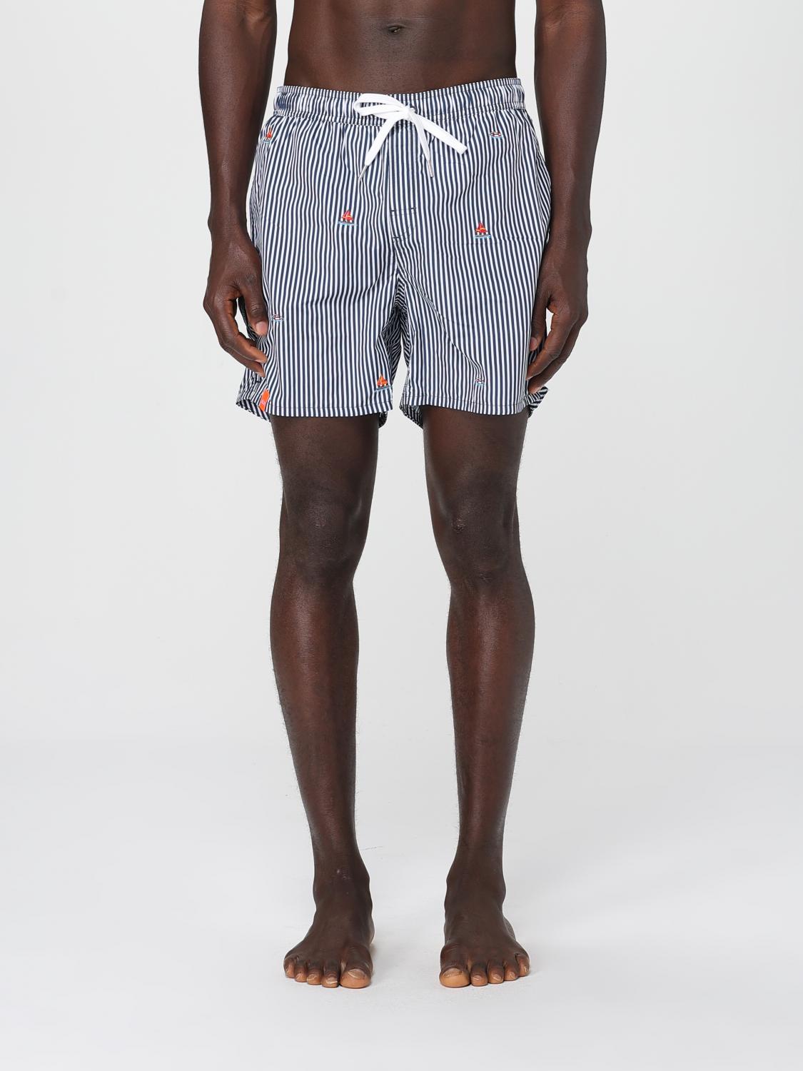 SUN68 SWIMSUIT: Swimsuit men SUN68, Blue - Img 1