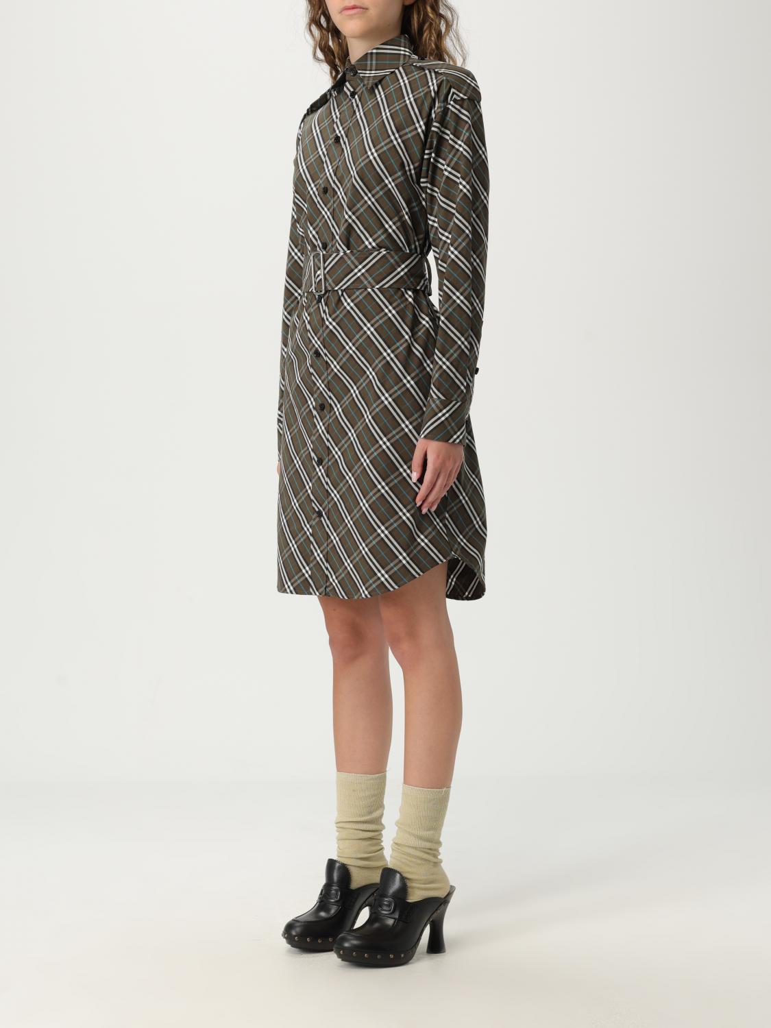 fitted button down denim dress Allegra K Womens Dresses Collar V Neck Long Sleeve Jean Black Malcolm Tailored Trouser - YGroup_Mabel Crafted from a durable Color:Hibiscus Red