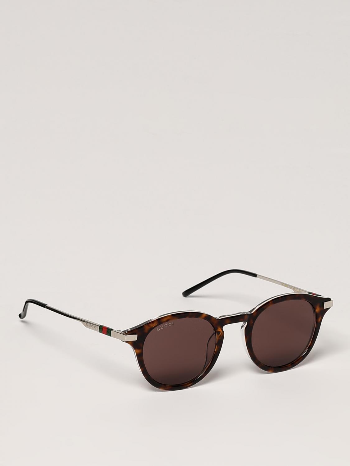 GUCCI SUNGLASSES: Sunglasses men Gucci, Brown - Img 1