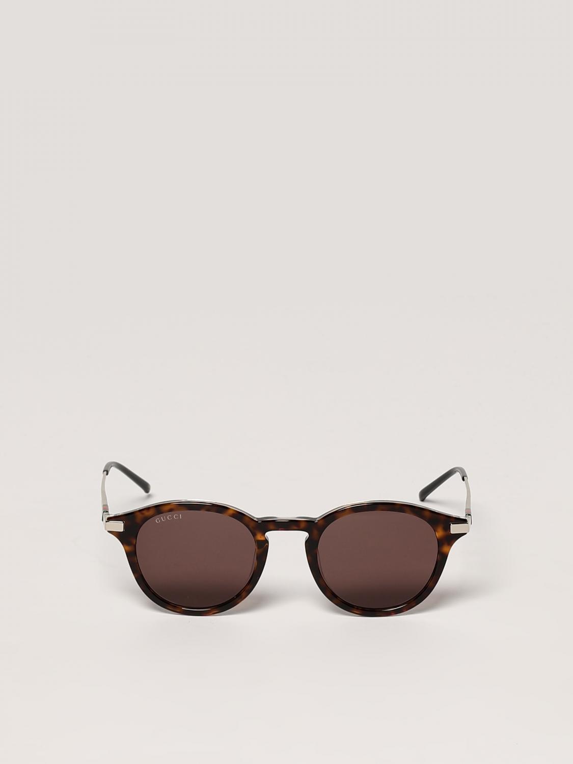 GUCCI SUNGLASSES: Sunglasses men Gucci, Brown - Img 3