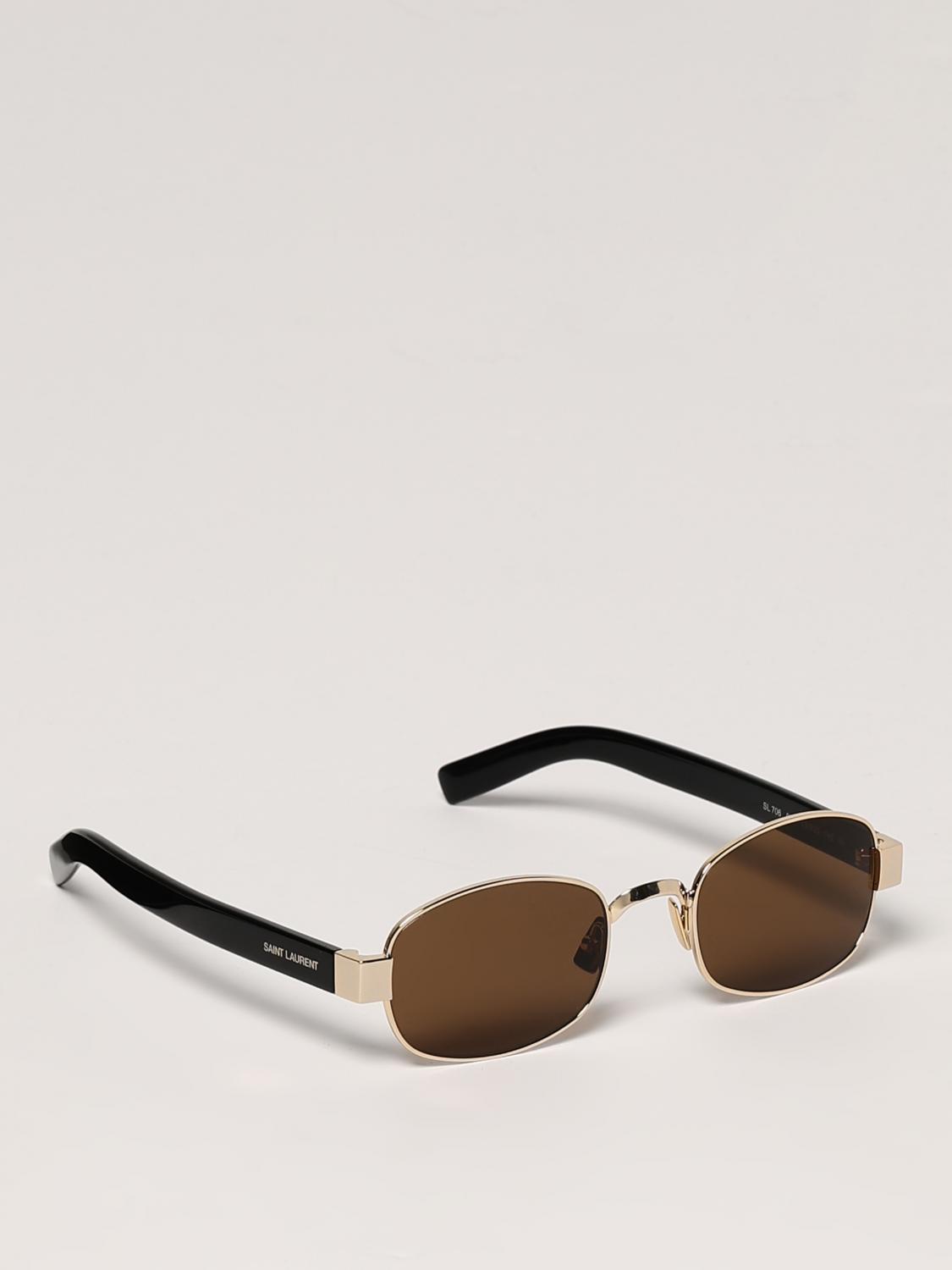 SAINT LAURENT SUNGLASSES: Sunglasses men Saint Laurent, Gold - Img 1