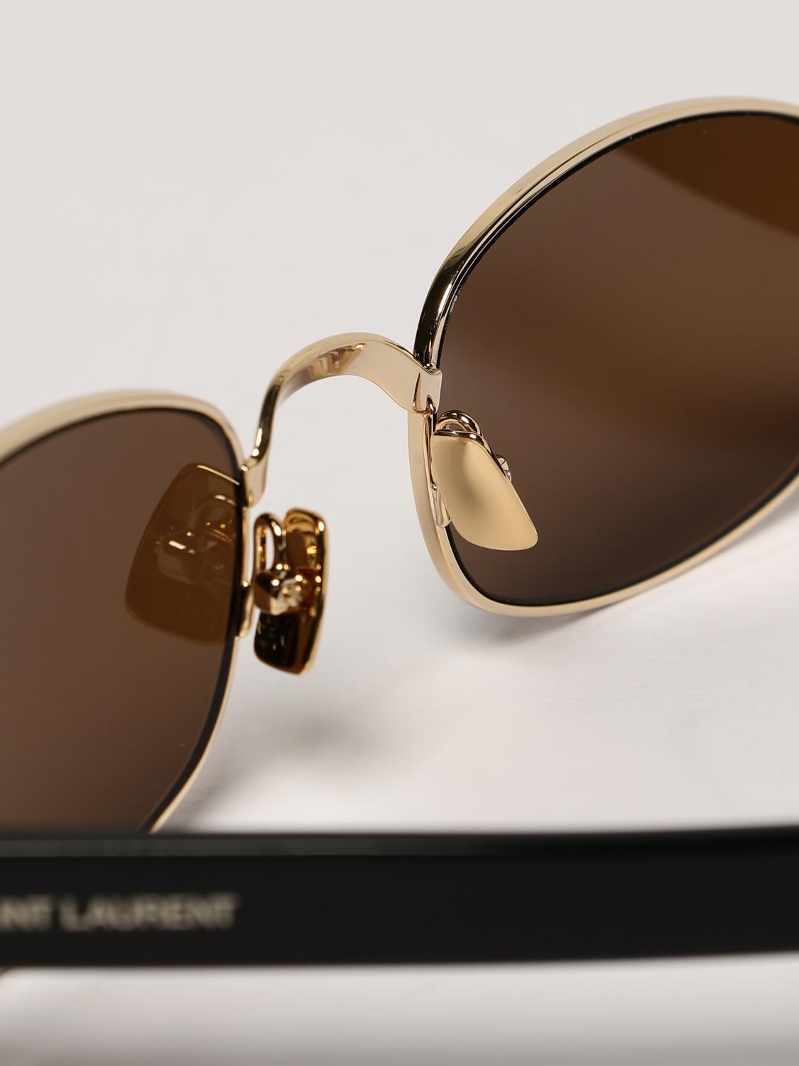 SAINT LAURENT SUNGLASSES: Sunglasses men Saint Laurent, Gold - Img 5