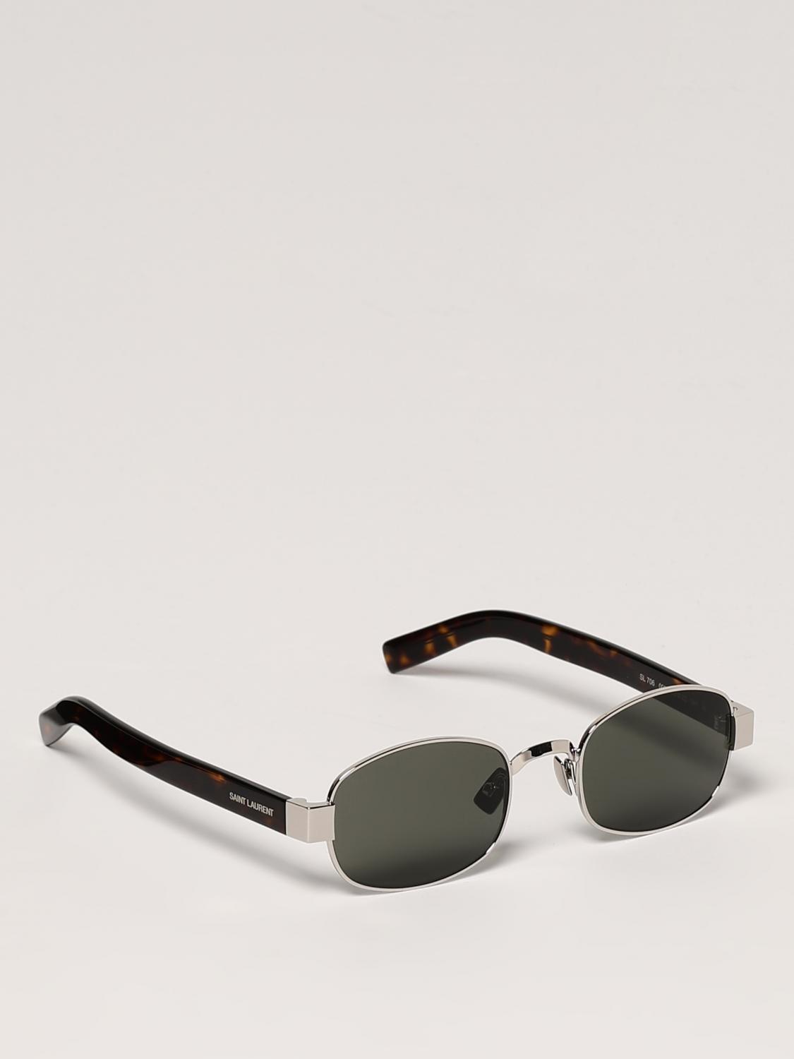 SAINT LAURENT GAFAS DE SOL: Gafas de sol hombre Saint Laurent, Plata - Img 1