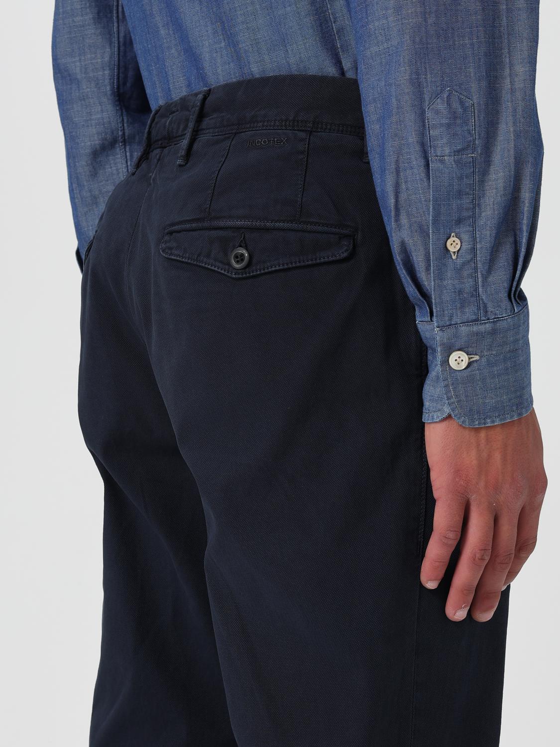 INCOTEX PANTALONES: Jeans hombre Incotex, Azul Oscuro - Img 3