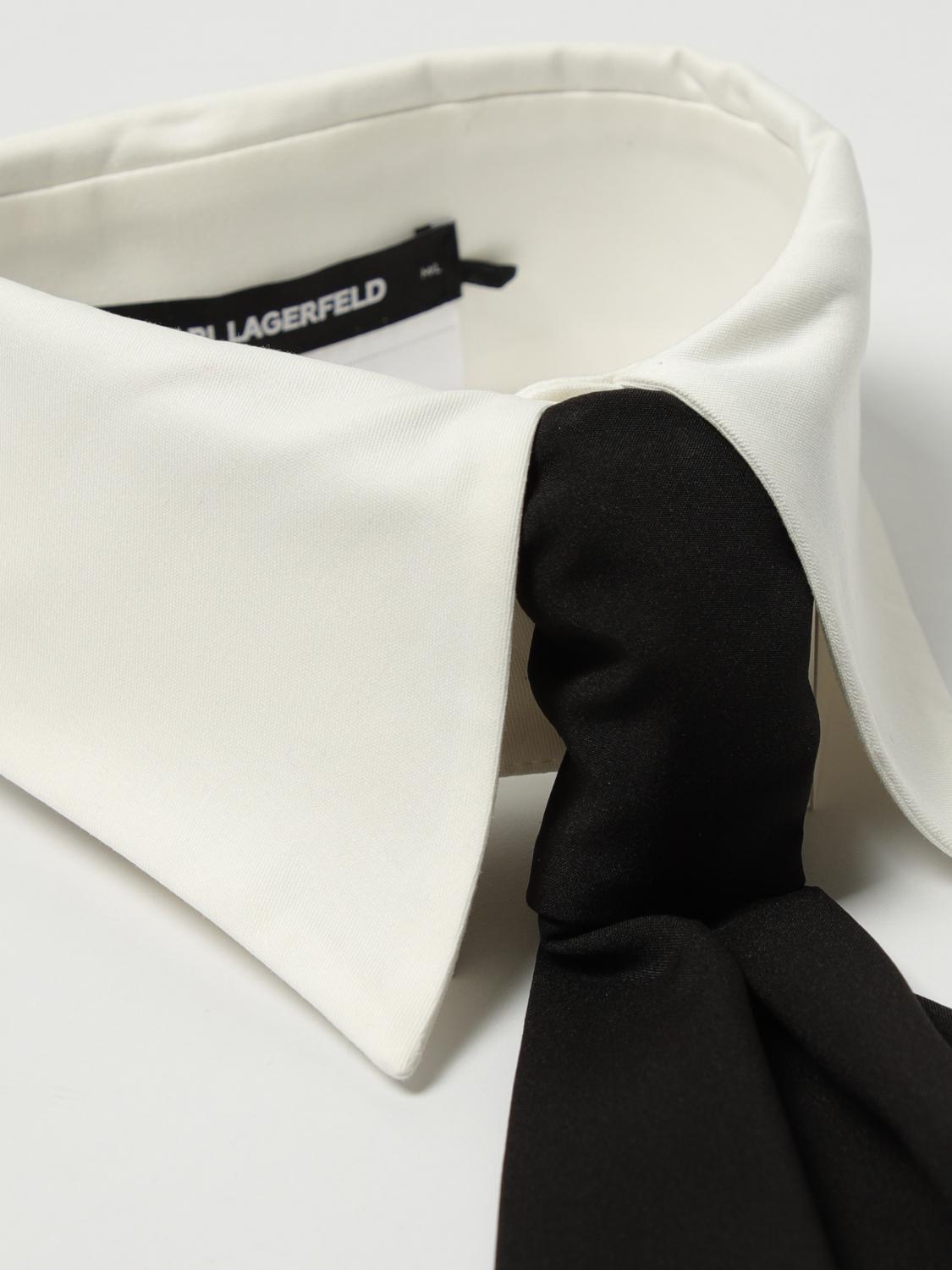 KARL LAGERFELD TIE: Tie woman Karl Lagerfeld, Black - Img 2