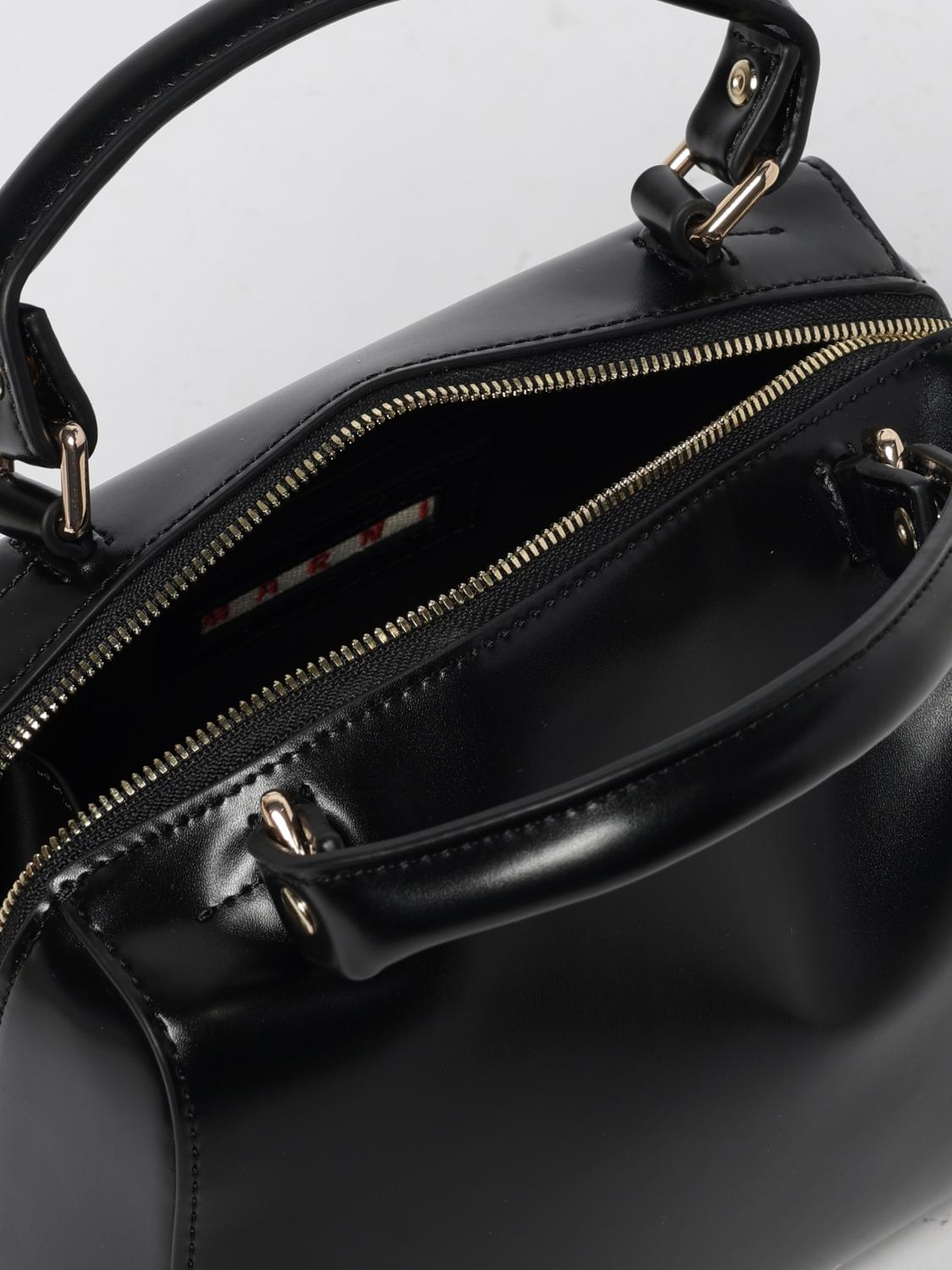 MARNI BORSA: Borsa Marni in pelle sintetica , Nero - Img 4