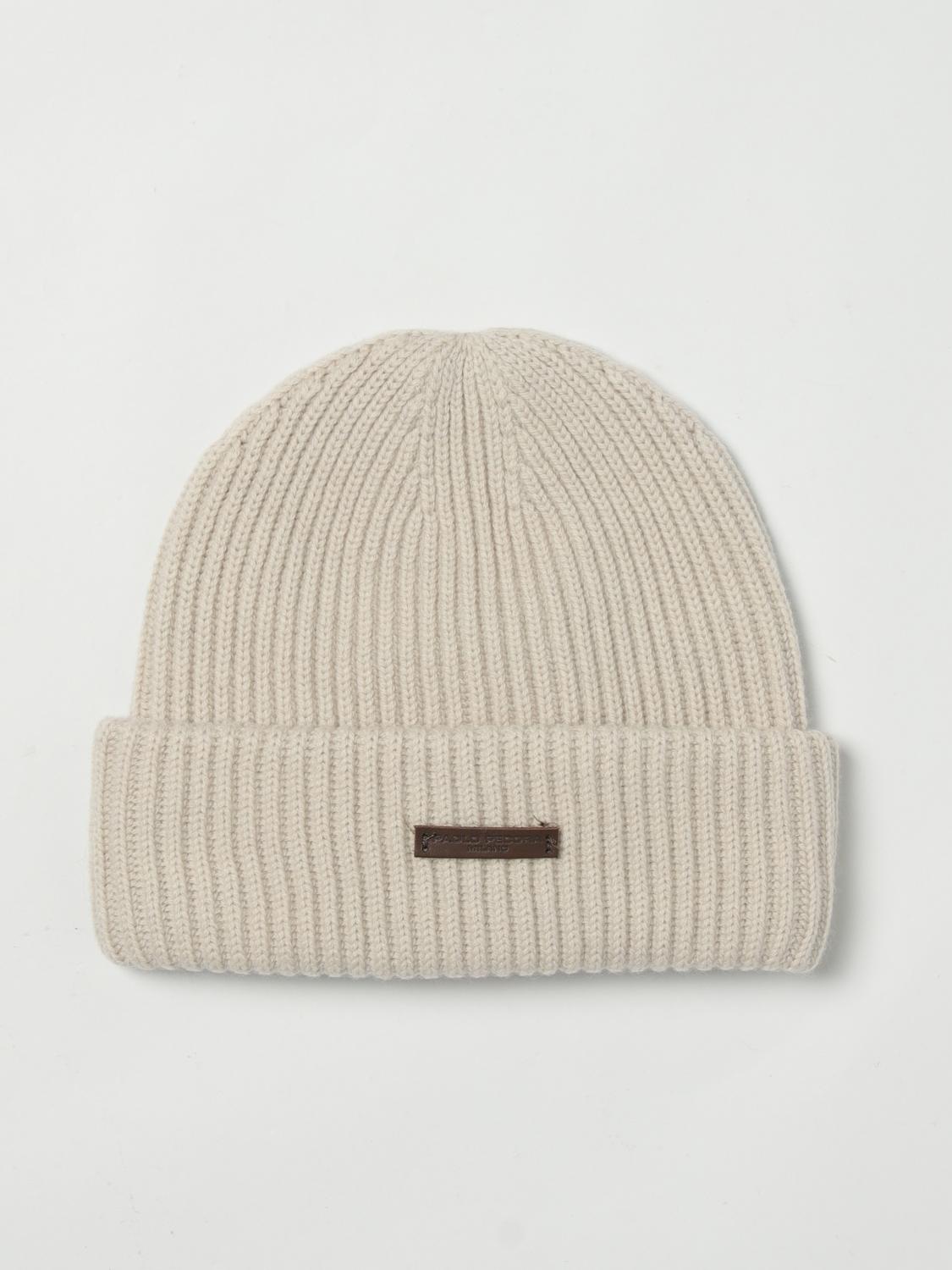 PAOLO PECORA HAT: Hat men Paolo Pecora, Beige - Img 1