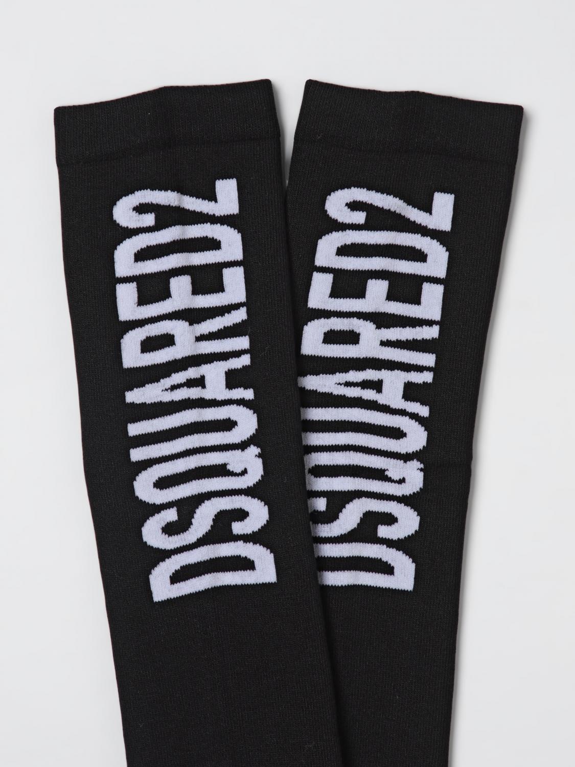 DSQUARED2 CALCETINES: Ropa interior niños Dsquared2, Negro - Img 2