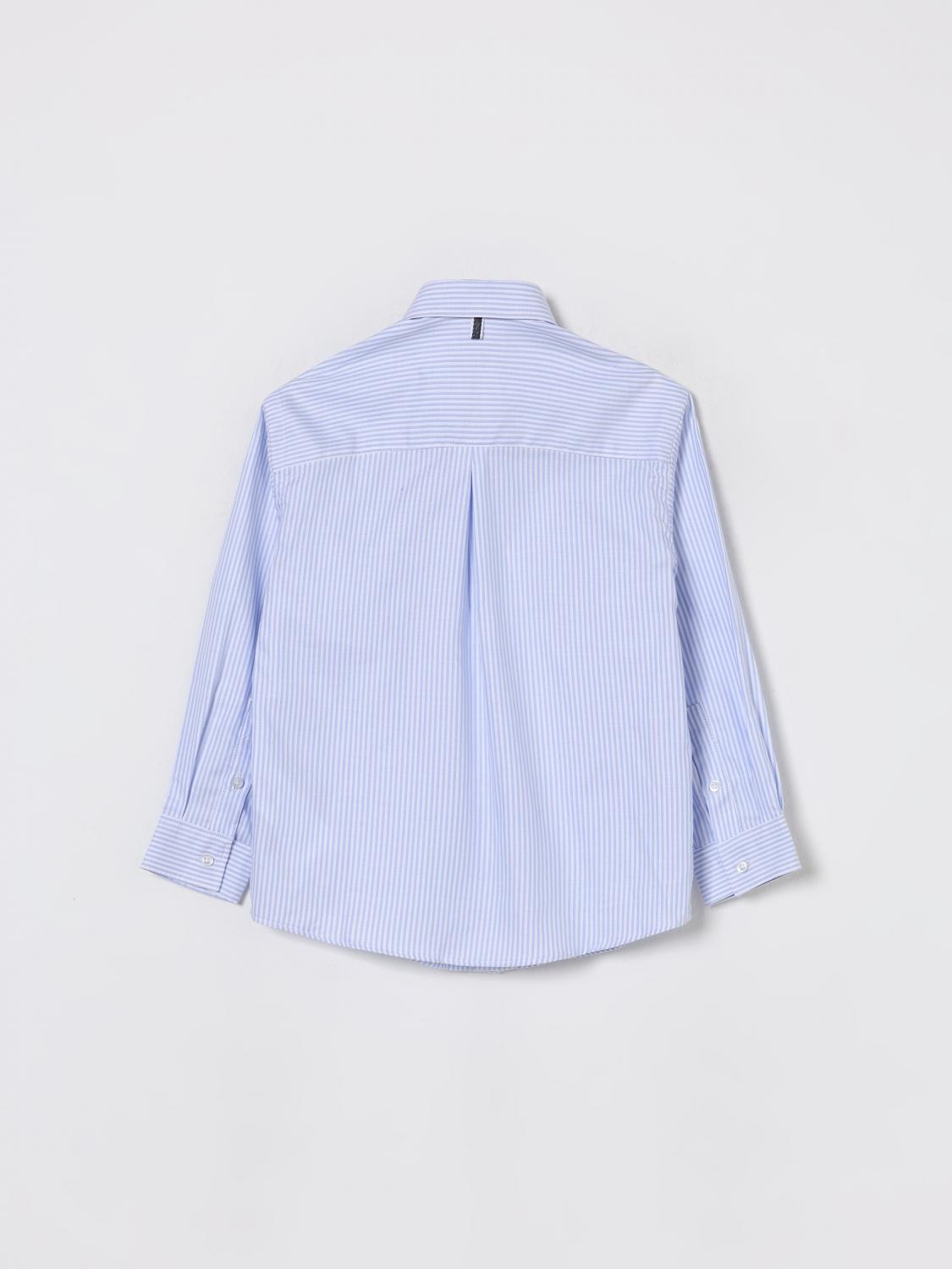 PAOLO PECORA SHIRT: Shirt kids Paolo Pecora, Gnawed Blue - Img 2