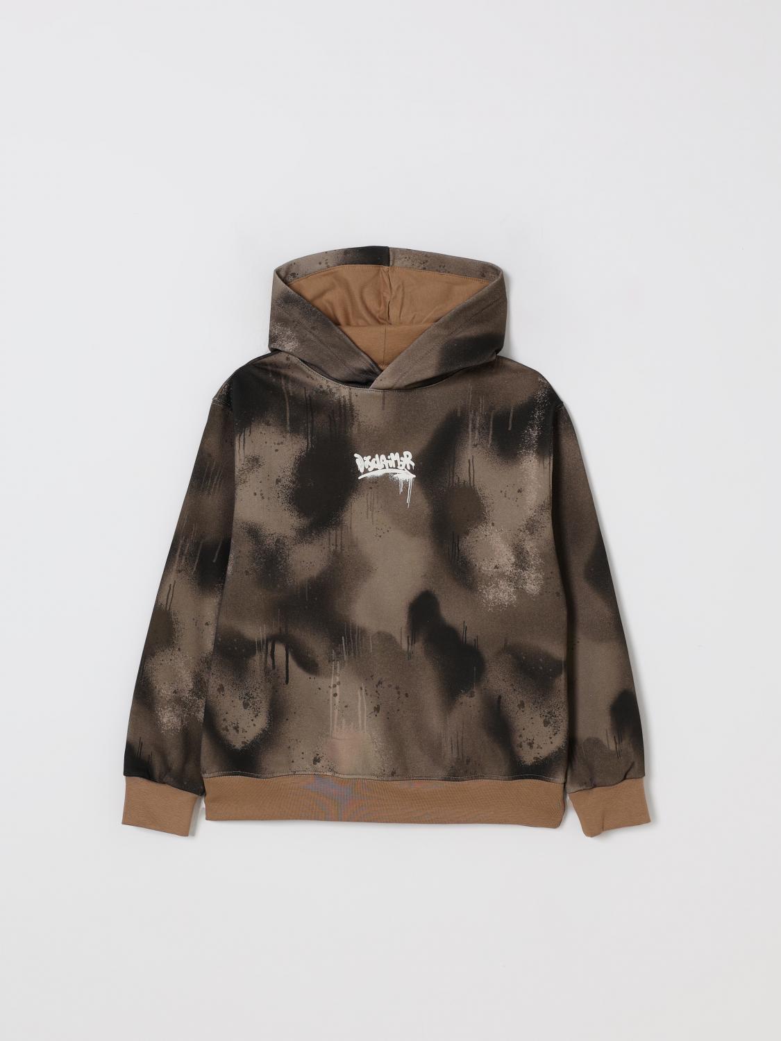 DISCLAIMER SWEATER: Sweater kids Disclaimer, Brown - Img 1